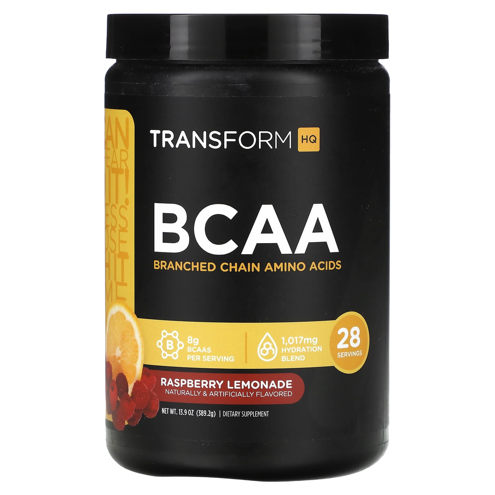 TransformHQ BCAA малиновый лимонад 3892 г 139 унции 5290₽