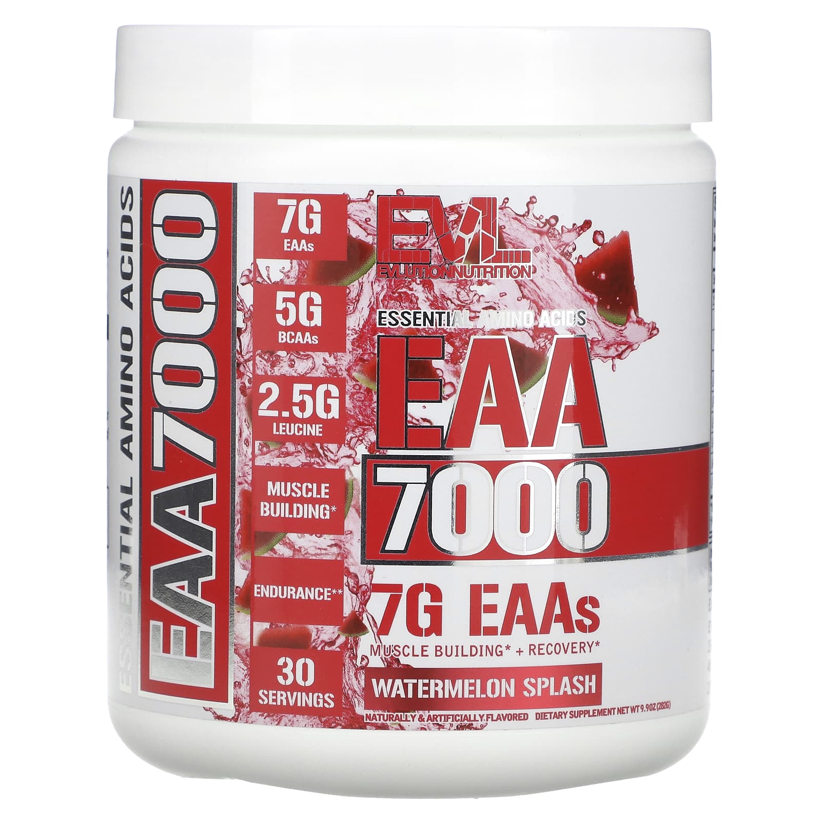 EVLution Nutrition EAA 7000 добавка с арбузным вкусом 282 г 99 унции 2890₽