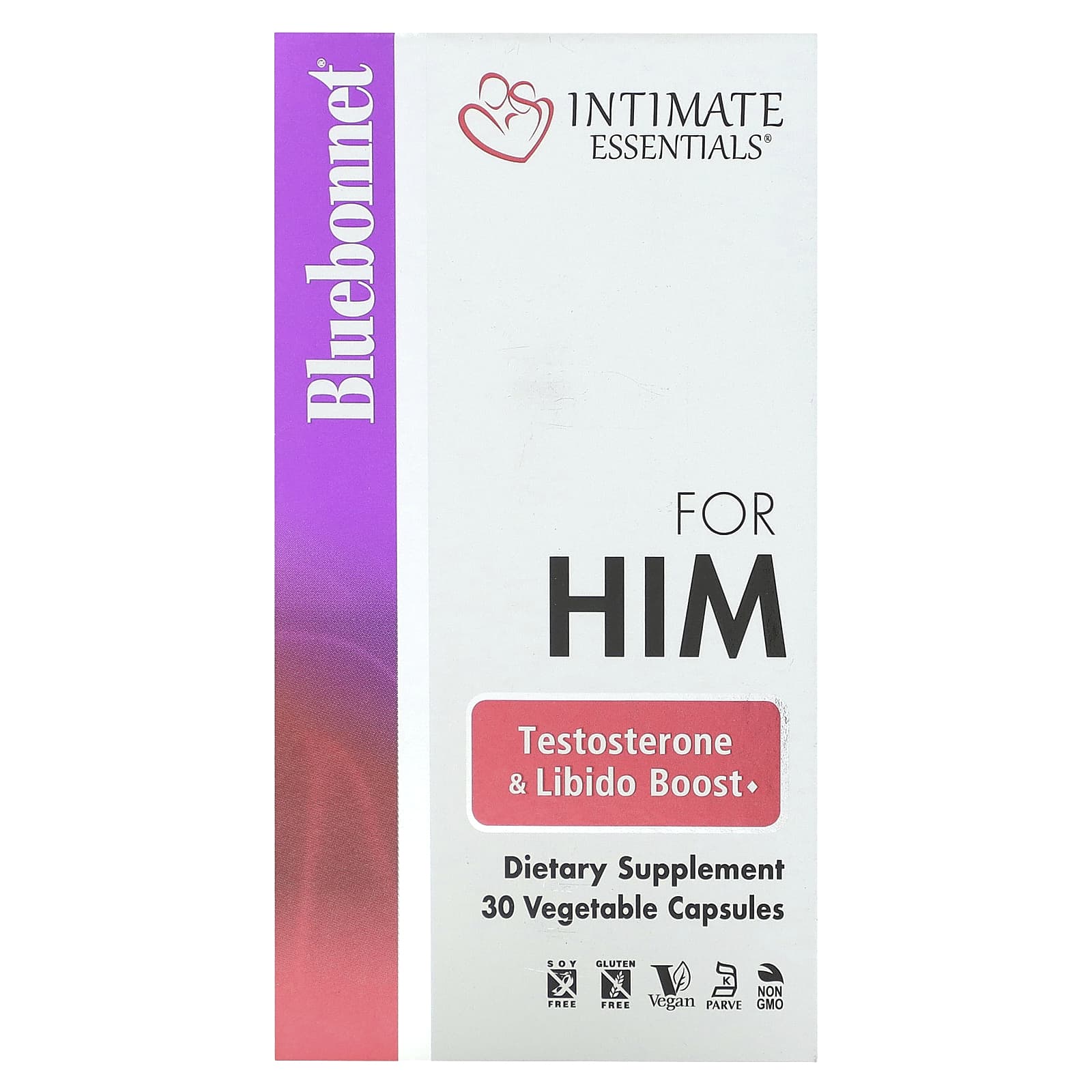 Bluebonnet Nutrition Intimate Essentials для него повышение тестостерона и либидо 30 вегетарианских капсул 4190₽