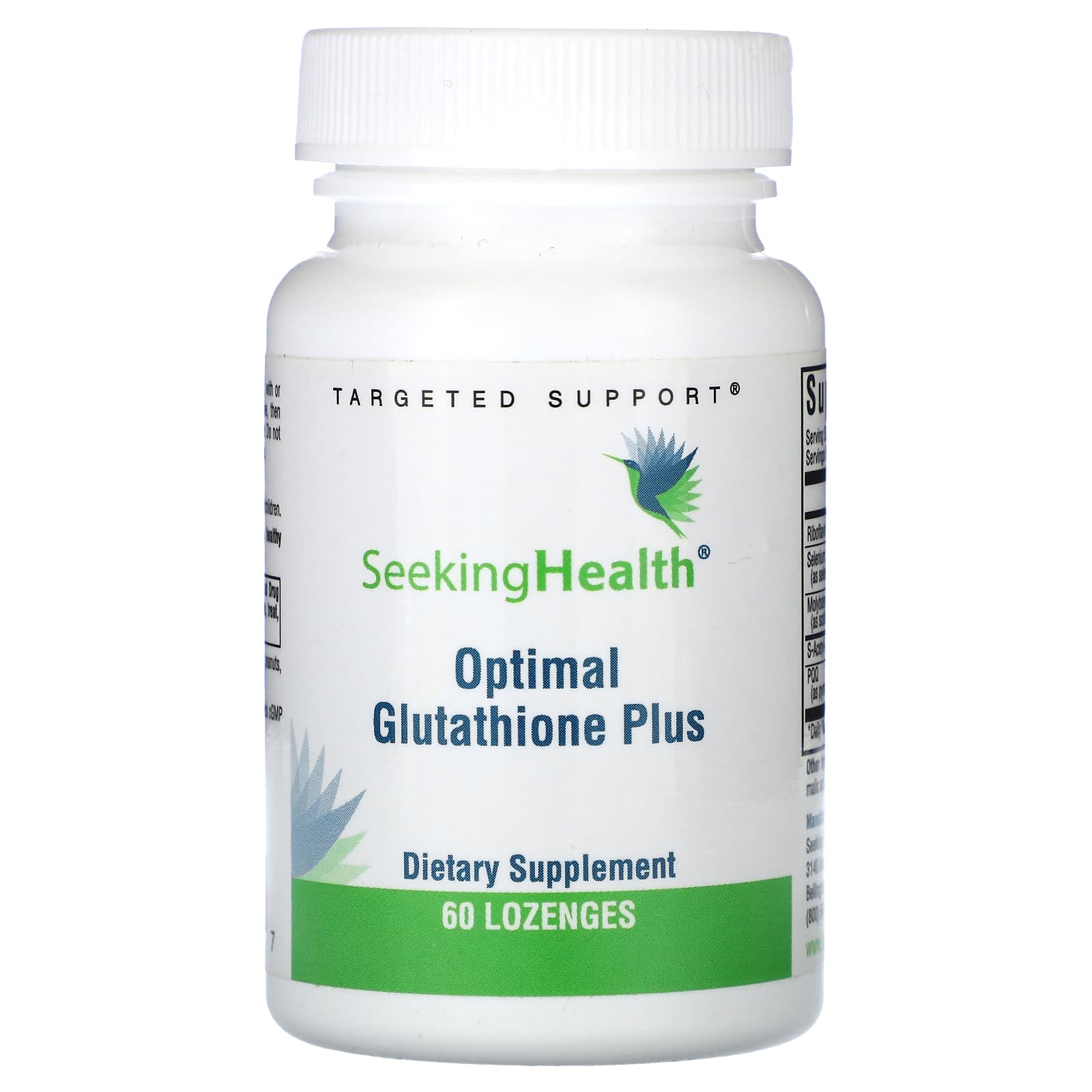 Seeking Health Optimal Glutathione Plus 60 пастилок 9490₽