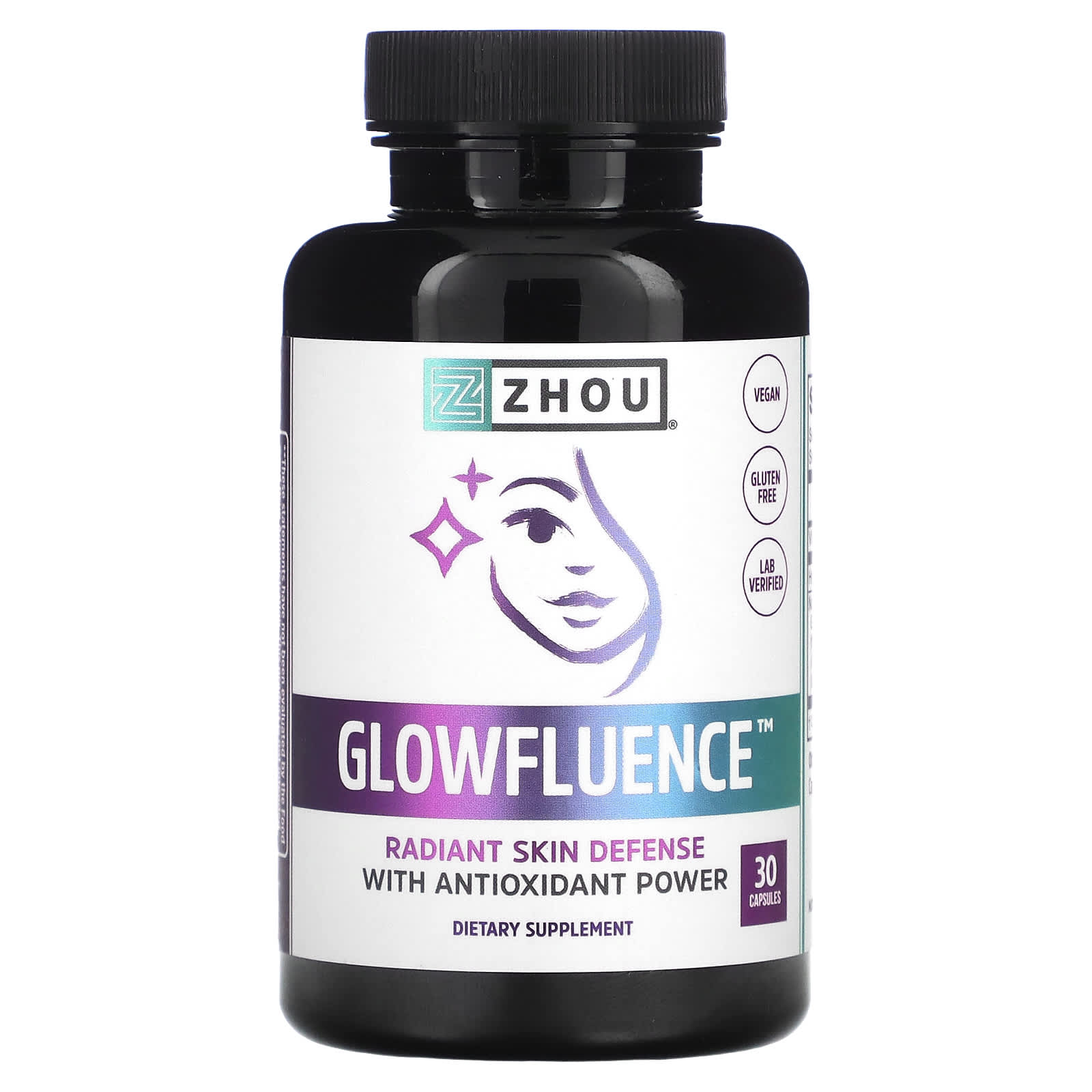 Zhou Nutrition Glowfluence 30 капсул 4090₽