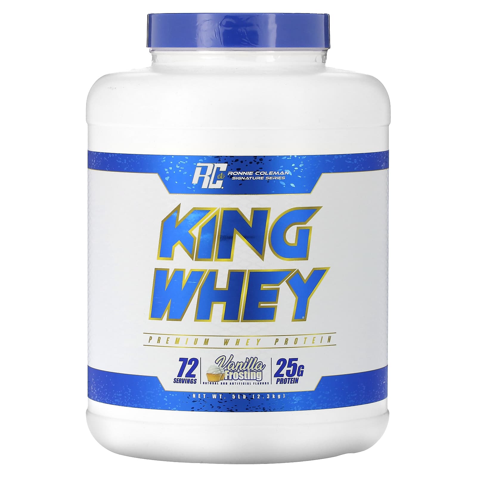 Ronnie Coleman Signature Series King Whey сывороточный протеин с ванильной глазурью 23 кг 5 фунтов 12590₽