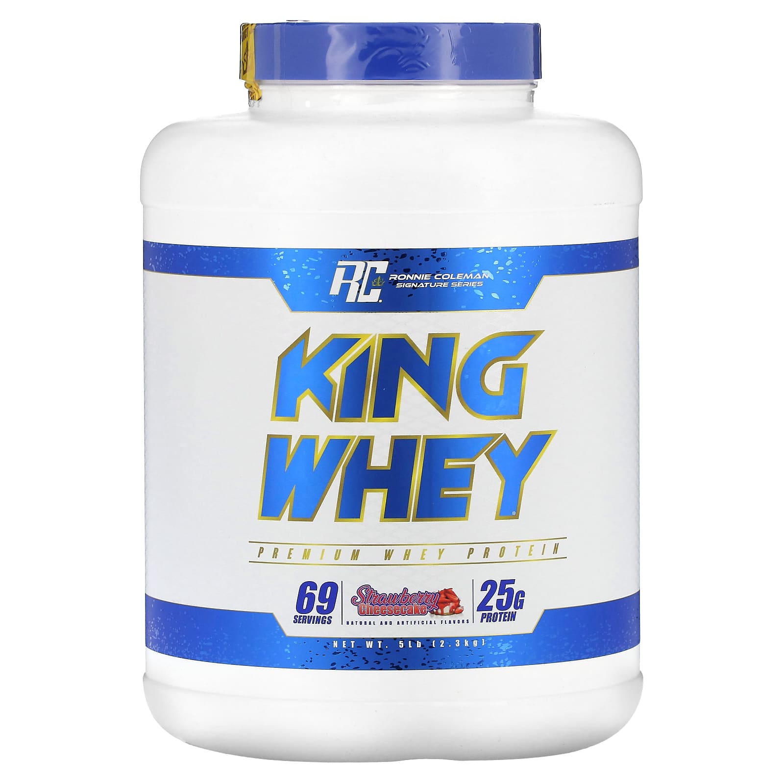 Ronnie Coleman Signature Series King Whey клубничный чизкейк 23 кг 5 фунтов 12590₽