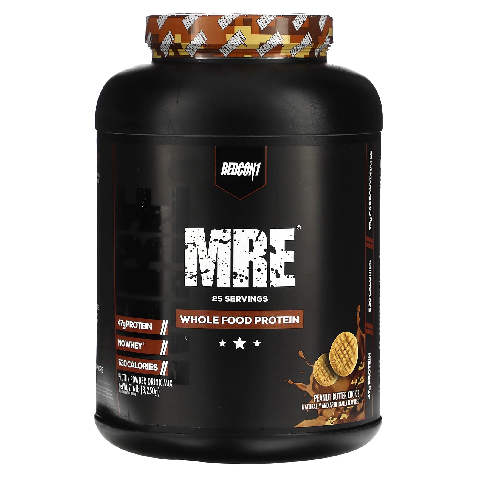 Redcon1 MRE цельнопищевой белок со вкусом печенья с арахисовой пастой 3250 г 716 фунта 15190₽