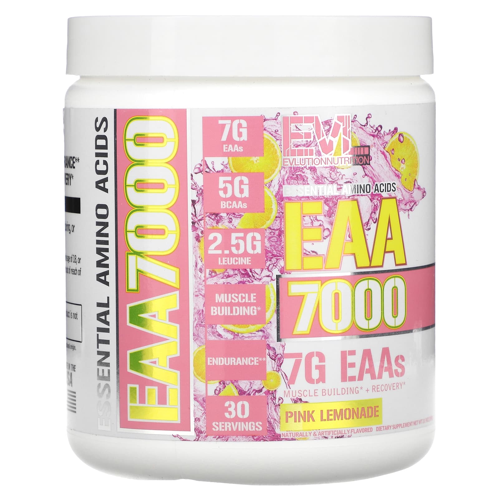 EVLution Nutrition EAA 7000 розовый лимонад 309 г 109 унции 3590₽