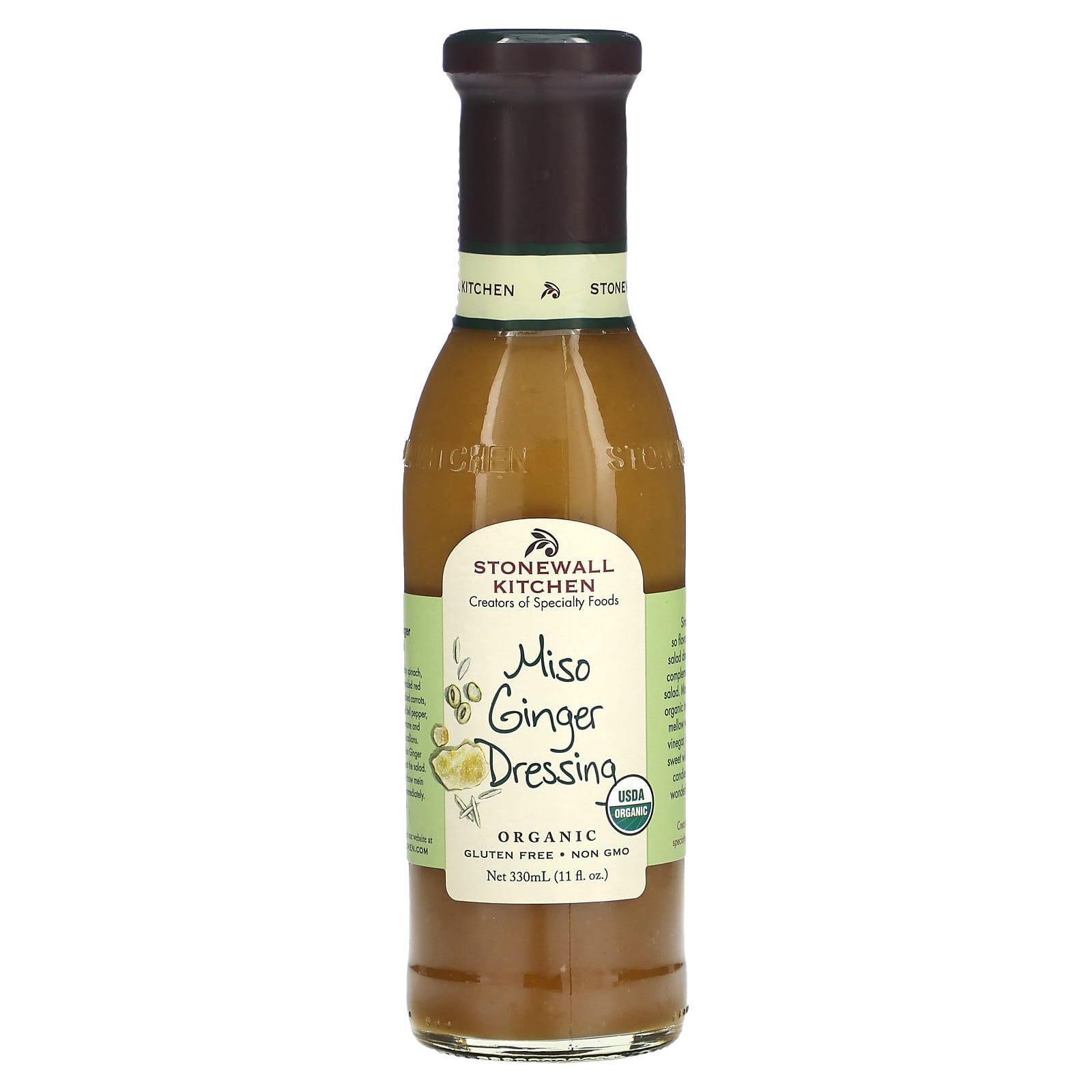 Stonewall Kitchen Organic Miso Ginger Dressing 11 fl oz 330 ml 2190₽