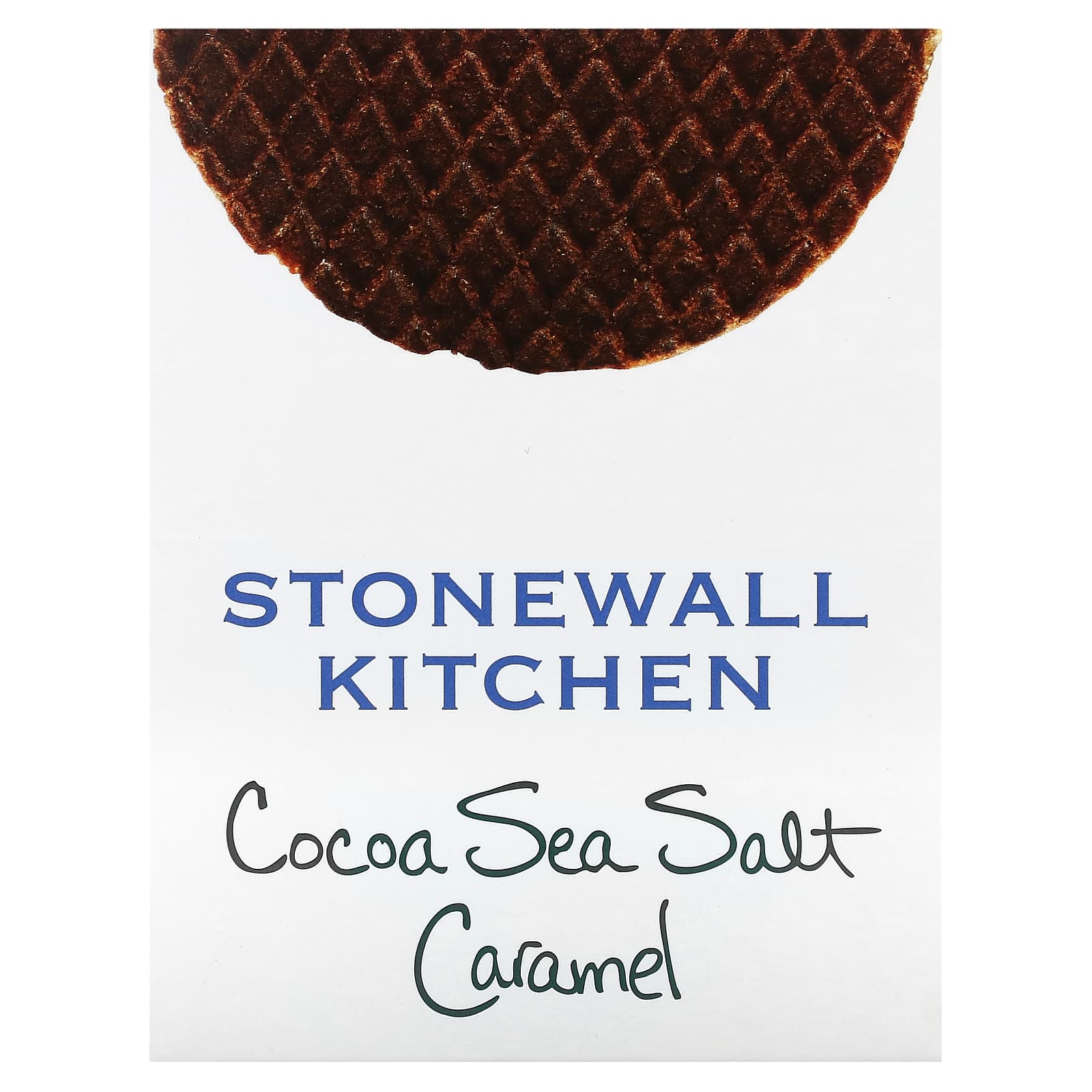 Stonewall Kitchen вафельное печенье какао карамель с морской солью 8 голландских вафель 32 г 11 унции каждое 2690₽