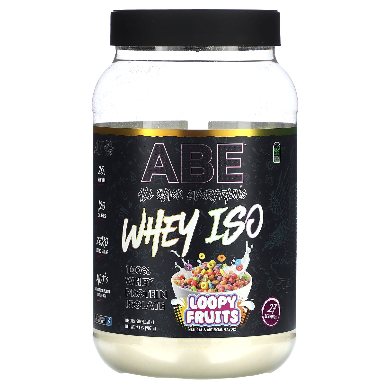 ABE Whey ISO сывороточный протеин петлевые фрукты 907 г 2 фунта 9490₽