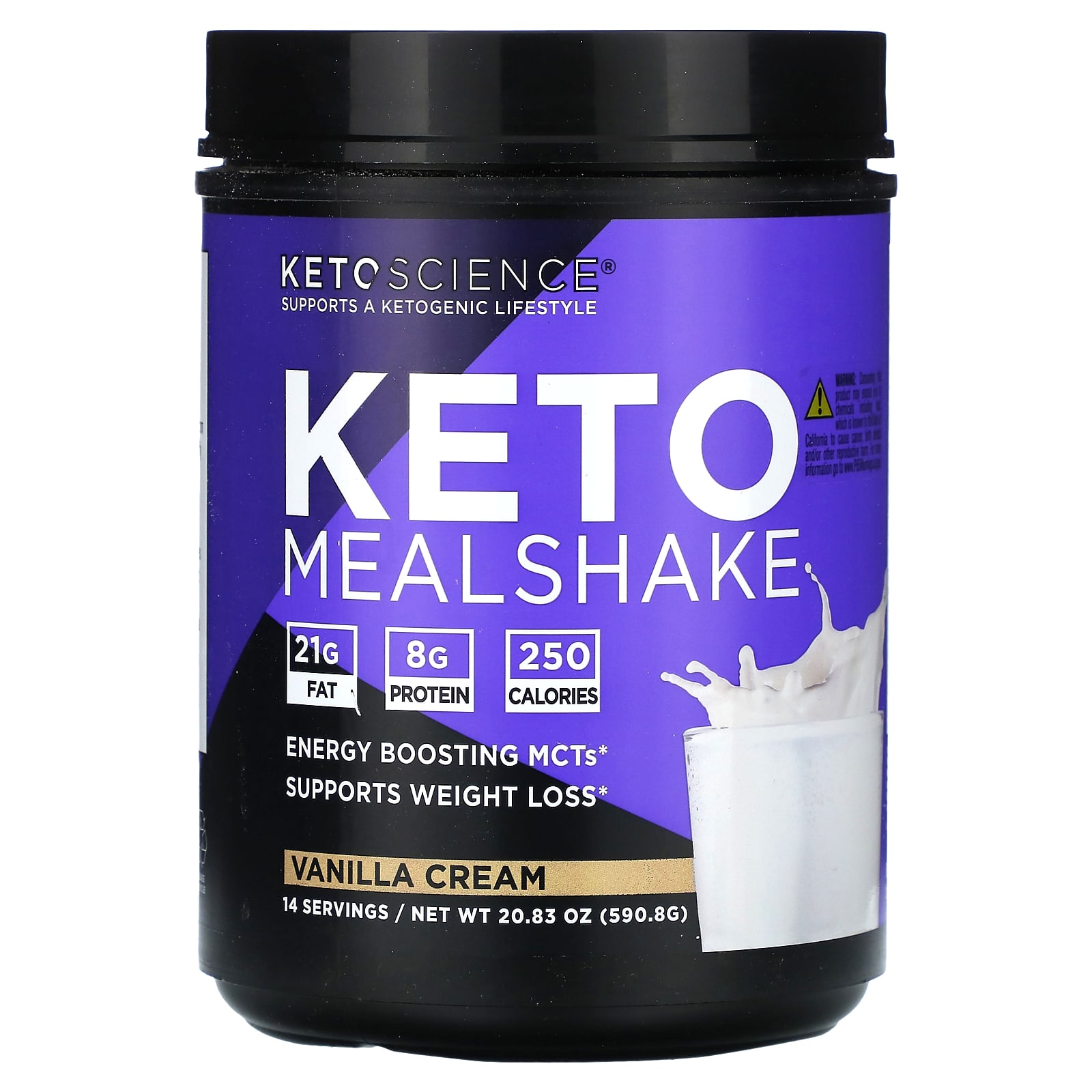 Keto Science Keto MealShake ванильный крем 5908 г 2083 унции 5690₽