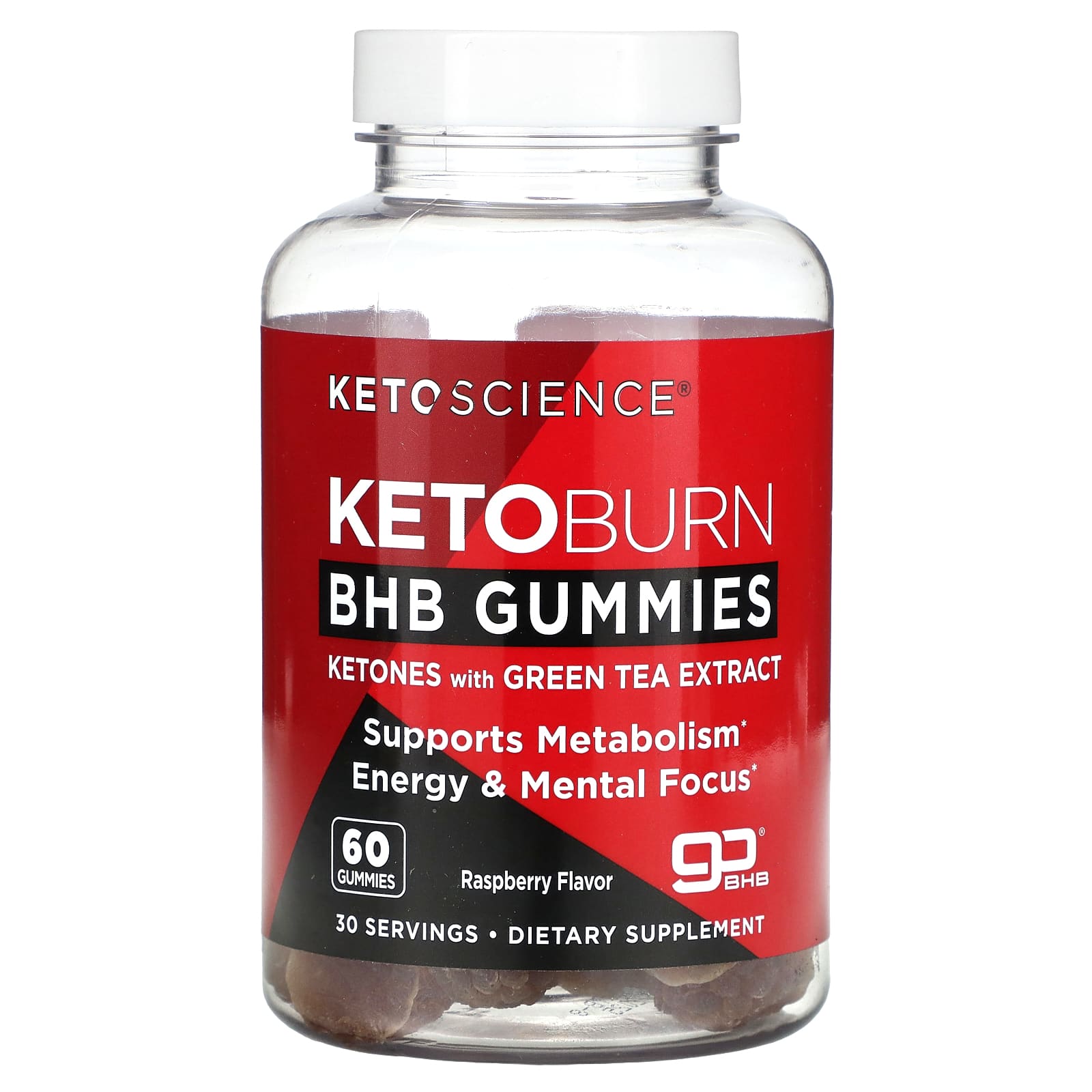 Keto Science Keto Burn BHB Gummies Raspberry 60 Gummies 3790₽