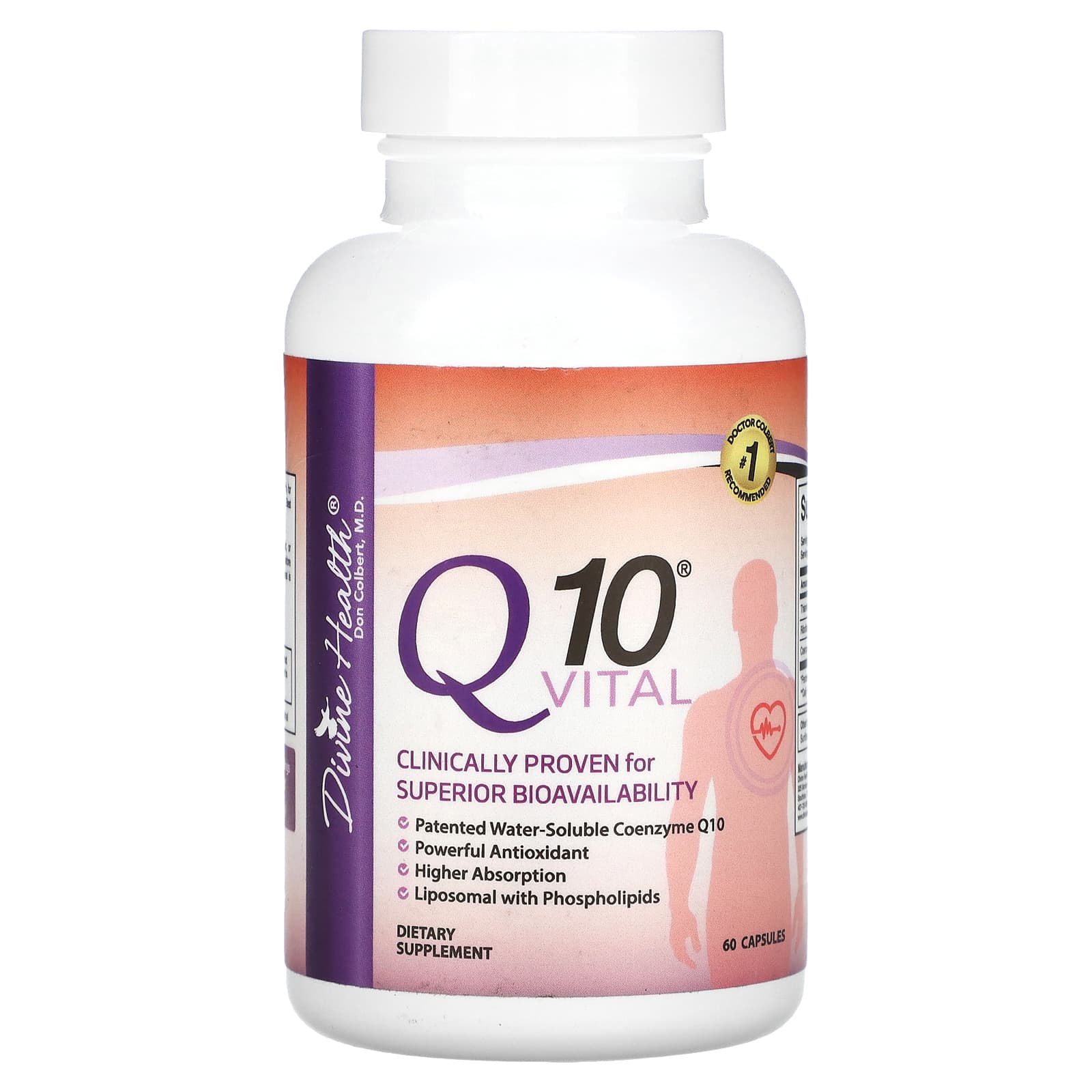 Divine Health Q10 Vital 60 капсул 5590₽