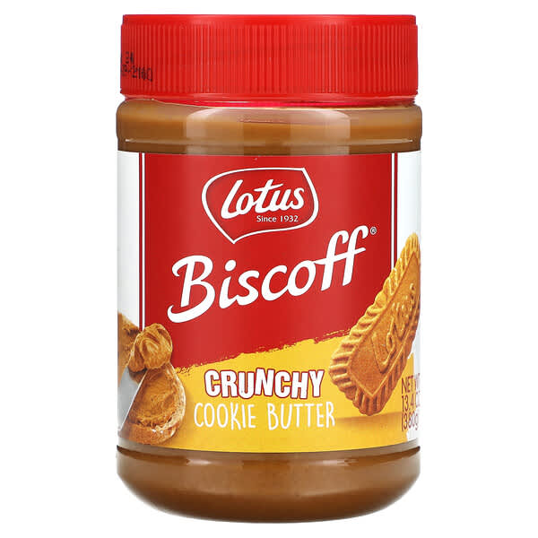 Biscoff, хрустящая паста из печенья, 380 г (13,4 унции)