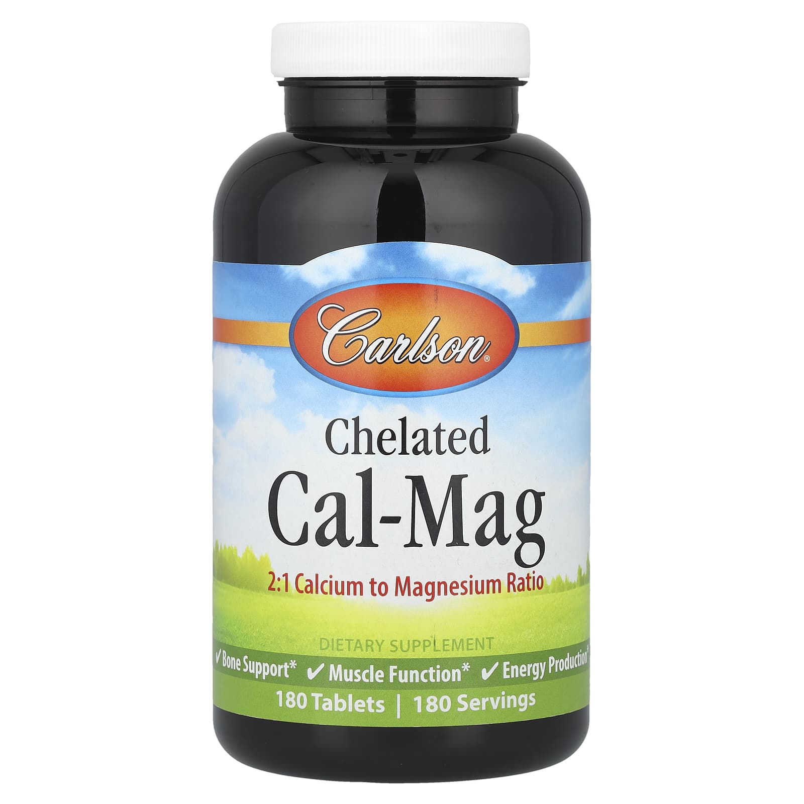 Carlson Chelated Cal-Mag 180 таблеток 6990₽