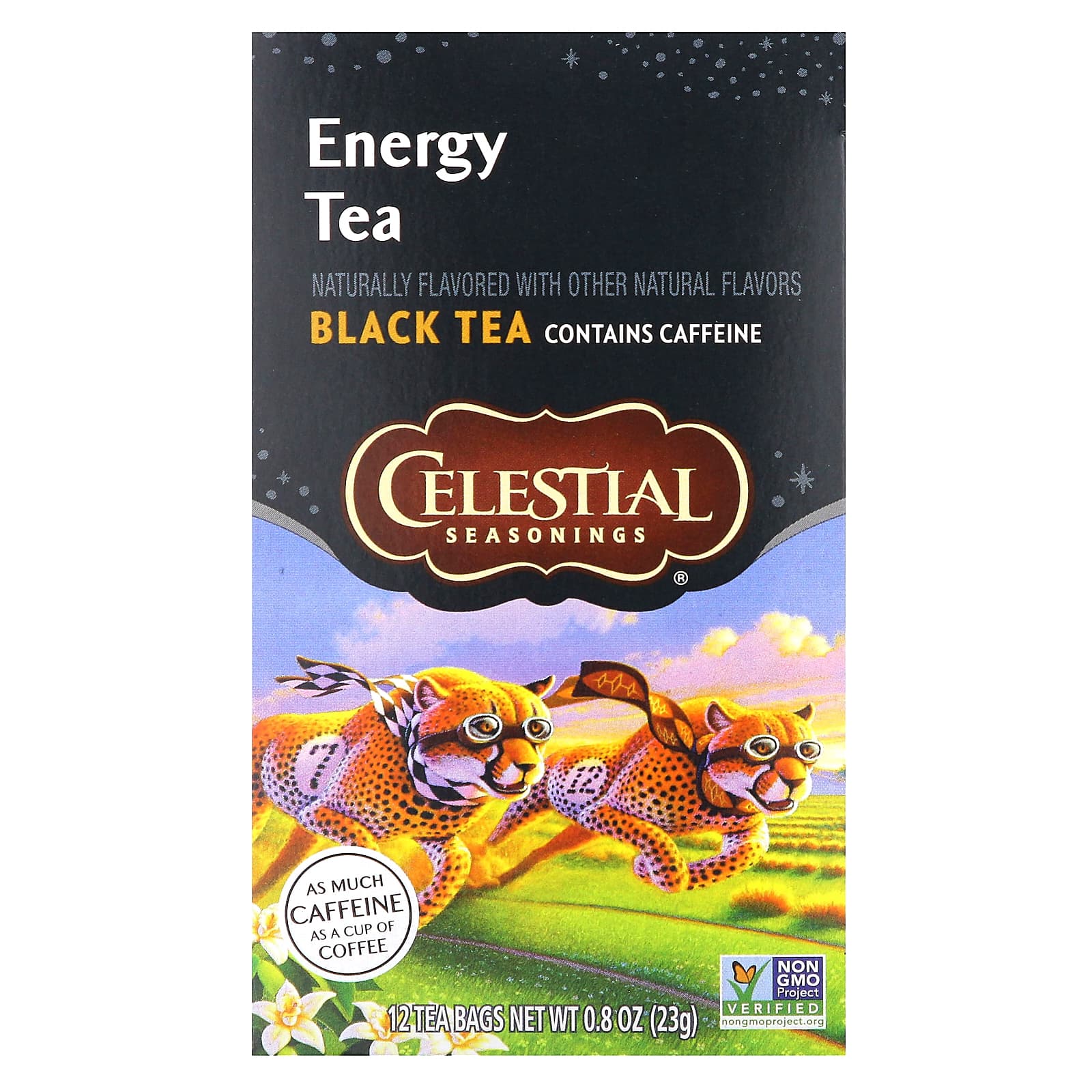 Celestial Seasonings Energy Tea черный чай 12 чайных пакетиков по 23 г 08 унции 1590₽