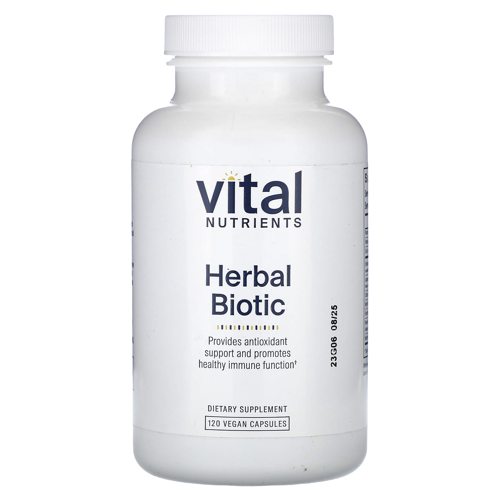 Vital Nutrients Herbal Biotic биотик 120 веганских капсул 8890₽