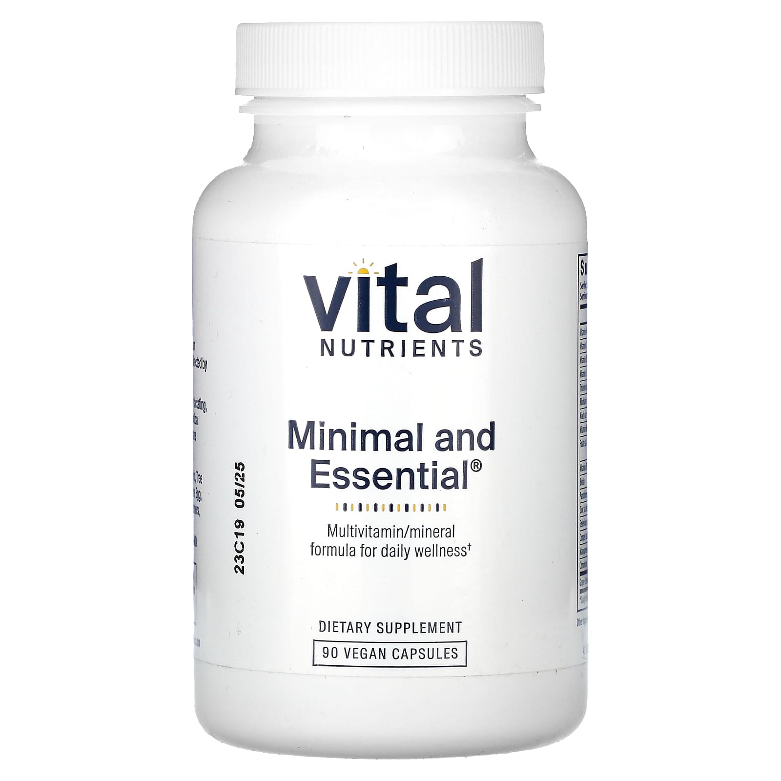 Vital Nutrients Минимальное и незаменимое 90 веганских капсул 7590₽
