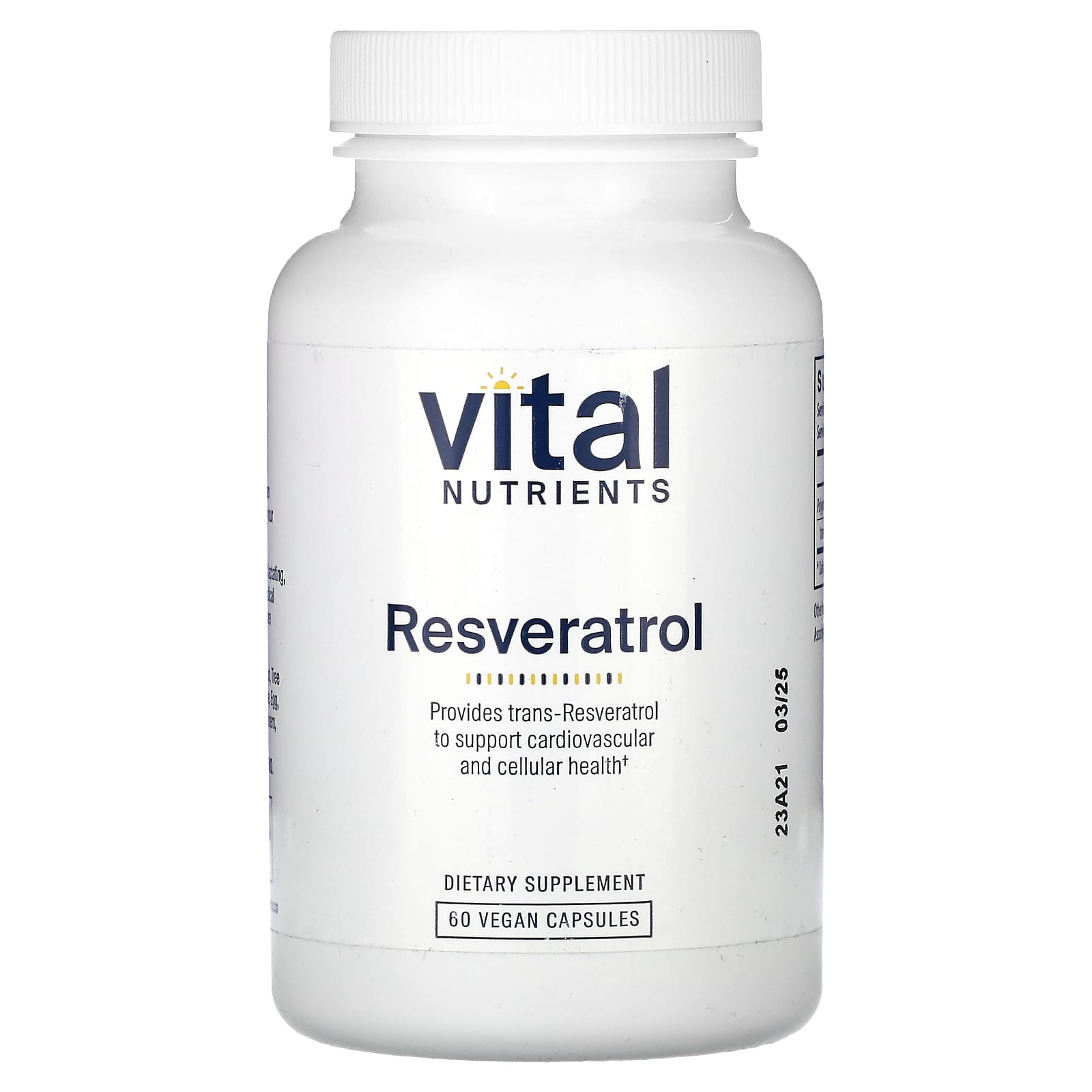 Vital Nutrients ресвератрол 60 веганских капсул 10290₽