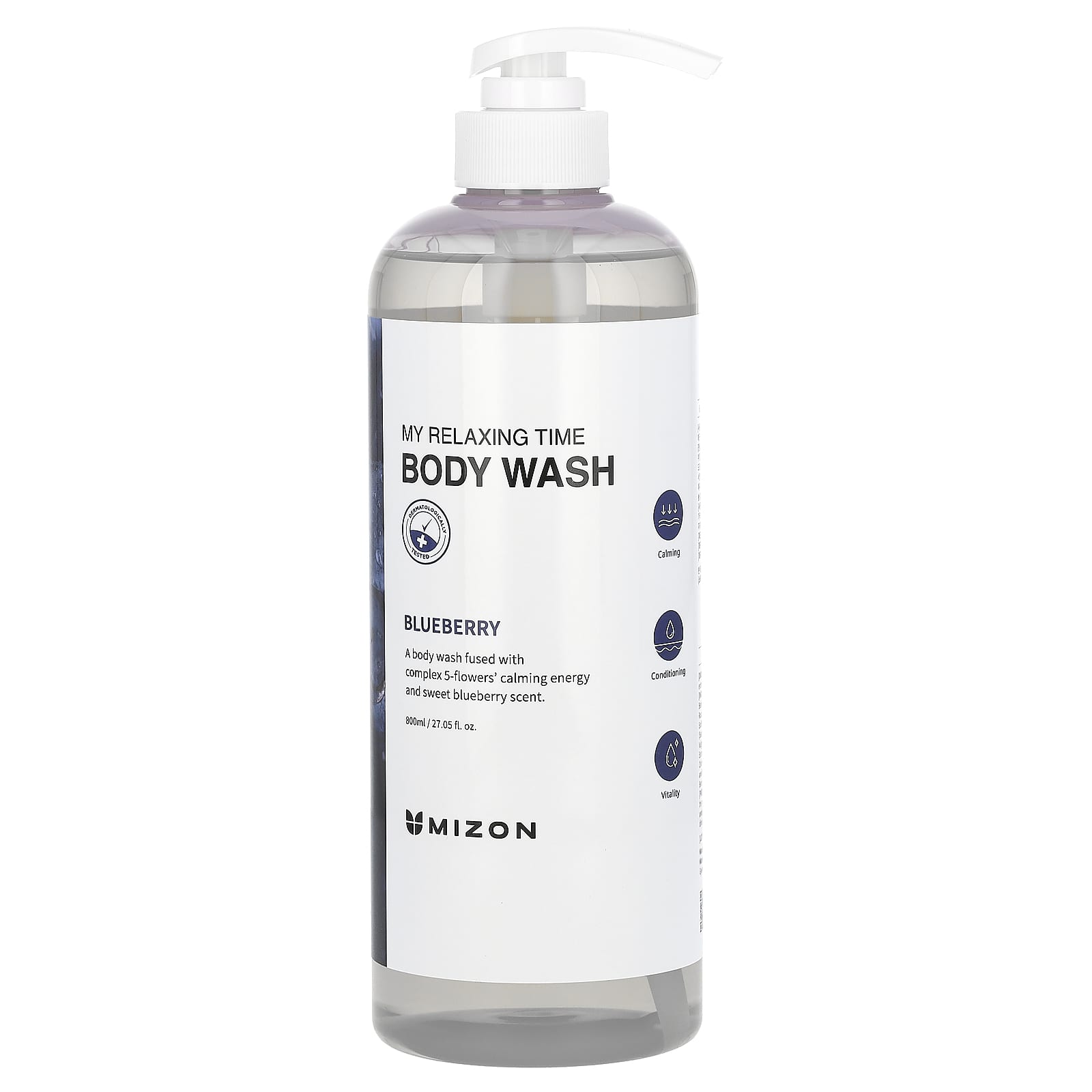 Mizon My Relaxing Time гель для душа голубика 800 мл 2705 жидк унции 2490₽