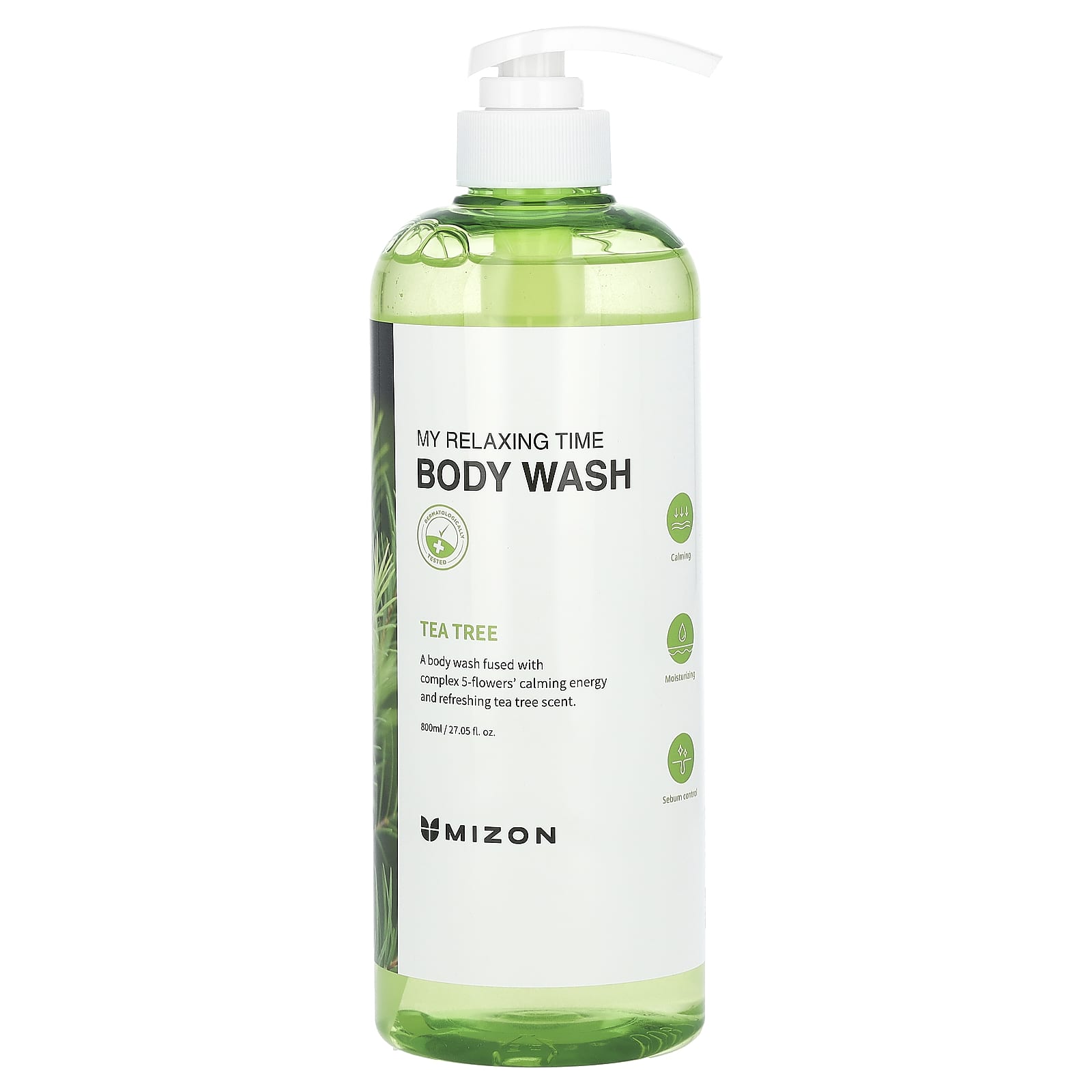 Mizon My Relaxing Time гель для душа чайное дерево 800 мл 2705 жидк унции 2490₽