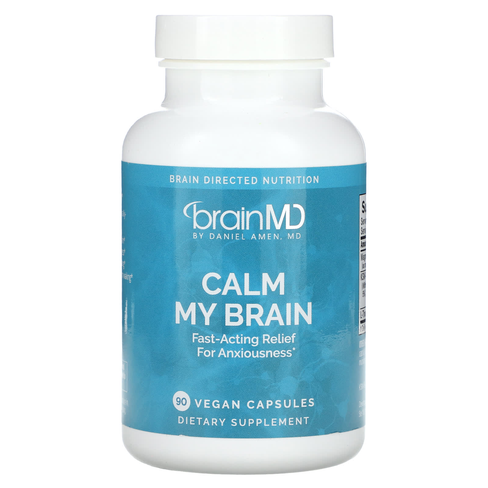 BrainMD Calm My Brain 90 веганских капсул 8590₽