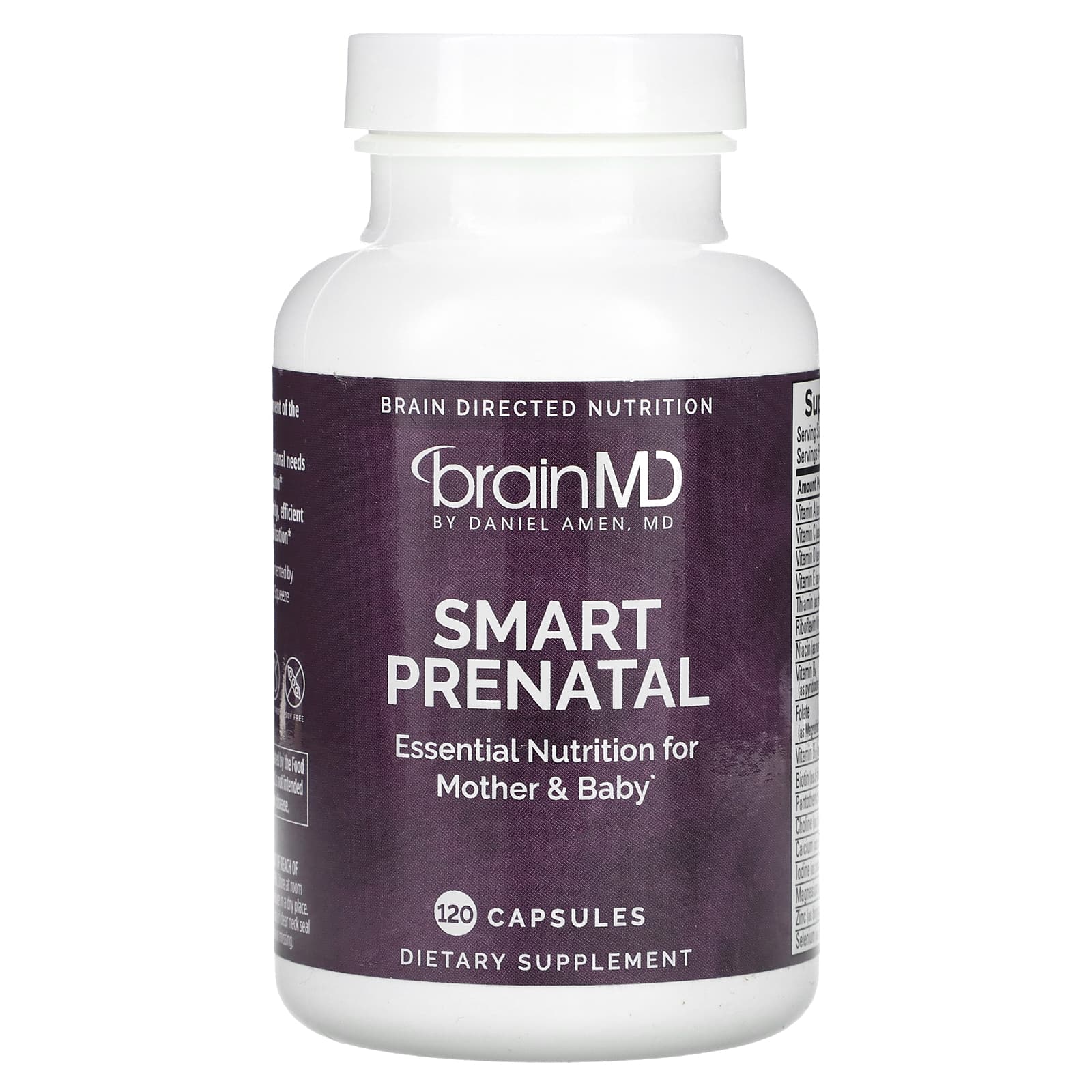 BrainMD Smart Prenatal пренатальный комплекс 120 капсул 5690₽