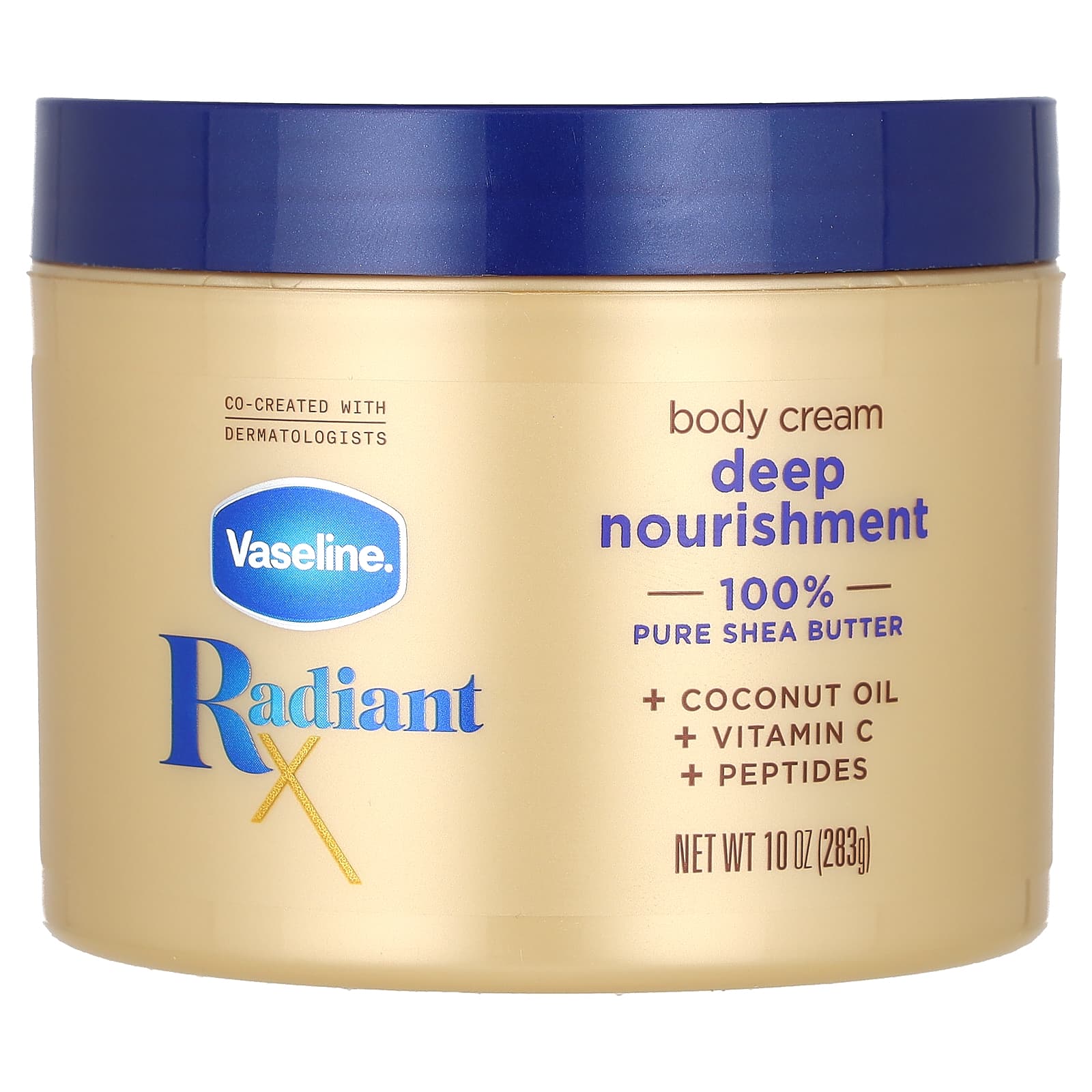 Vaseline RadiantX крем для тела с глубоким питанием 283 г 10 унций 2890₽