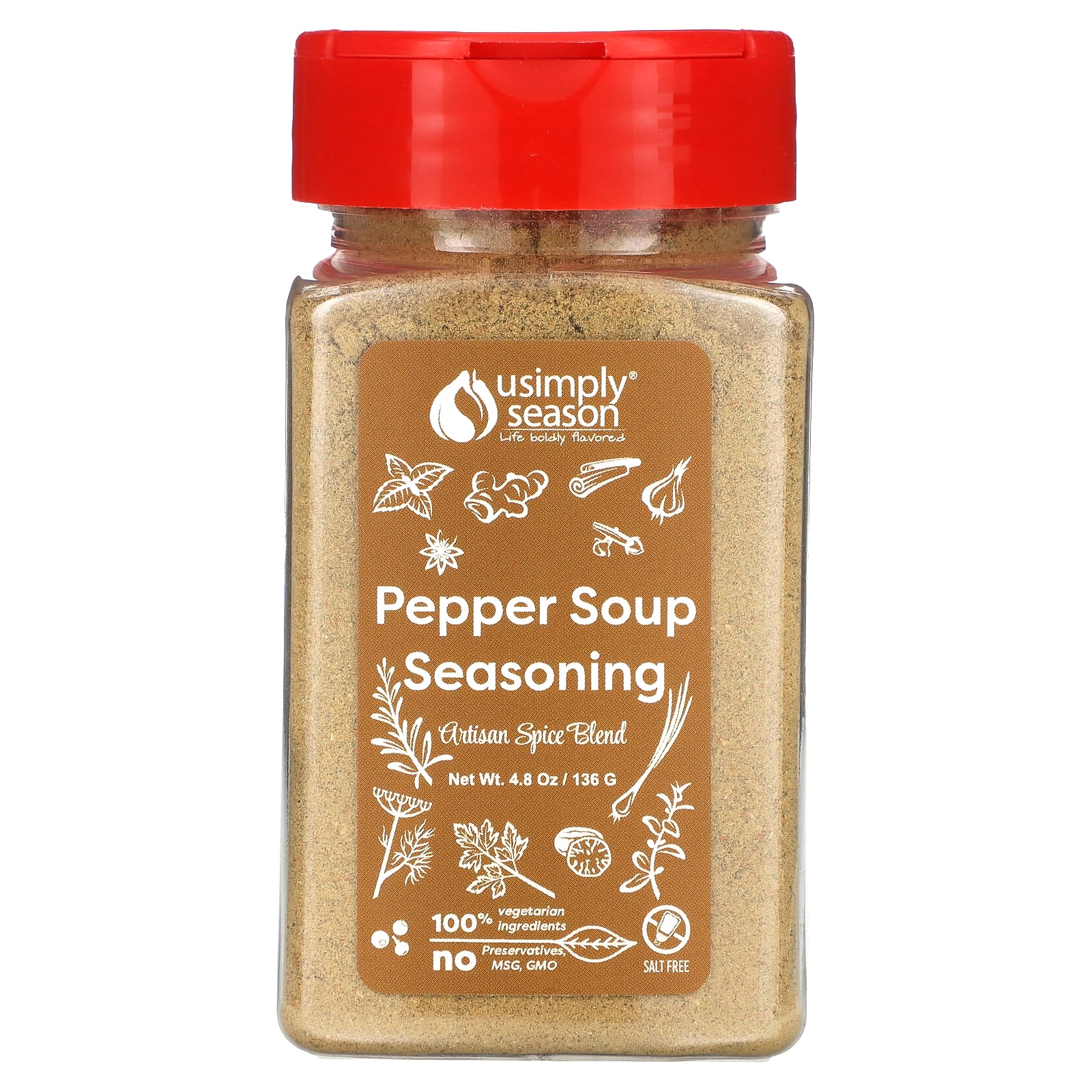 USimplySeason Artisan Spice смесь специй приправа для супа 136 г 48 унции 2390₽
