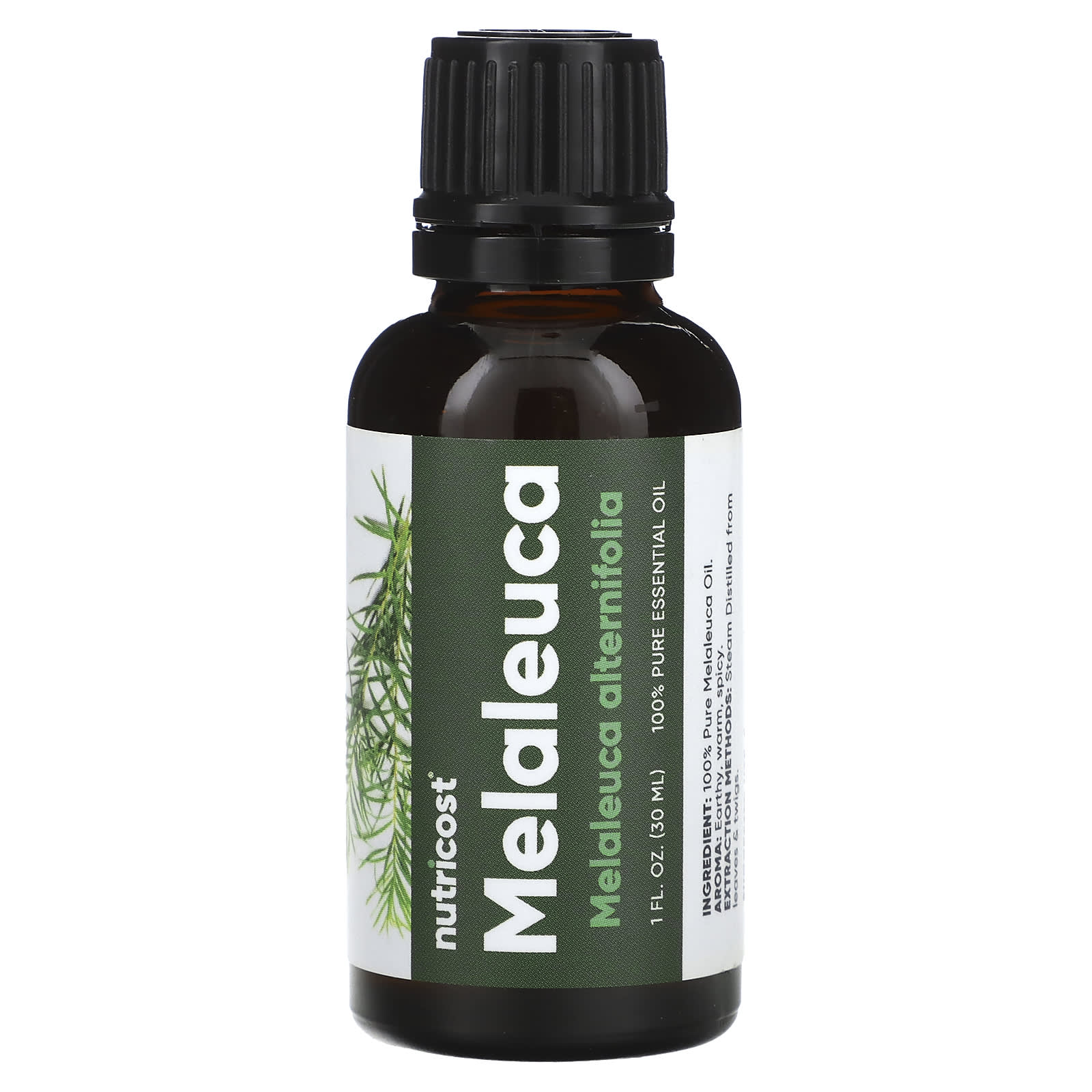 Nutricost на 100 чистое эфирное масло чайное дерево Melaeca alternifolia 30 мл 1 жидк унция 2390₽