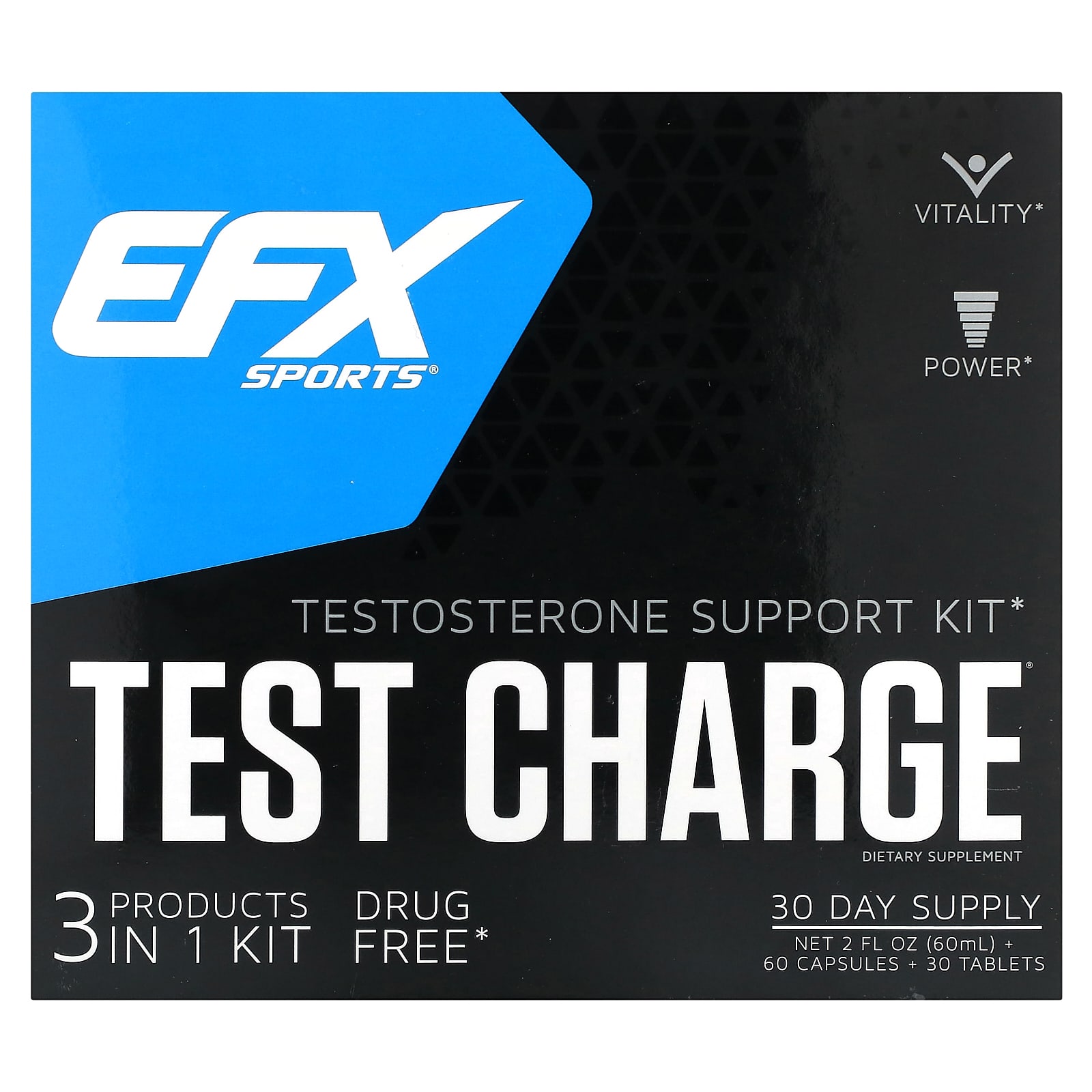 EFX Sports Test Charge набор для поддержки уровня тестостерона 1 набор 9690₽