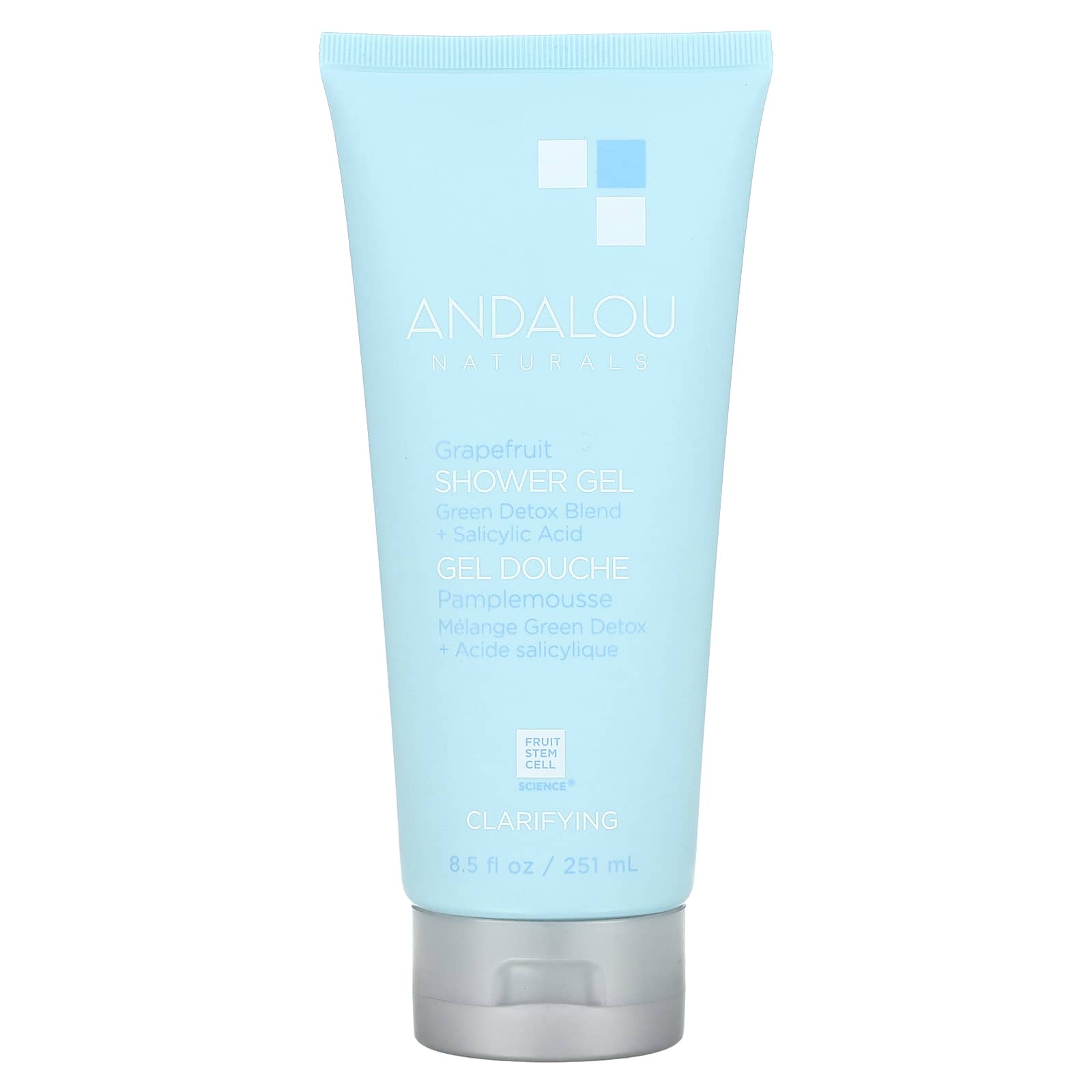 Andalou Naturals гель для душа с грейпфрутом очищающий 251 мл 85 жидк унции 1990₽
