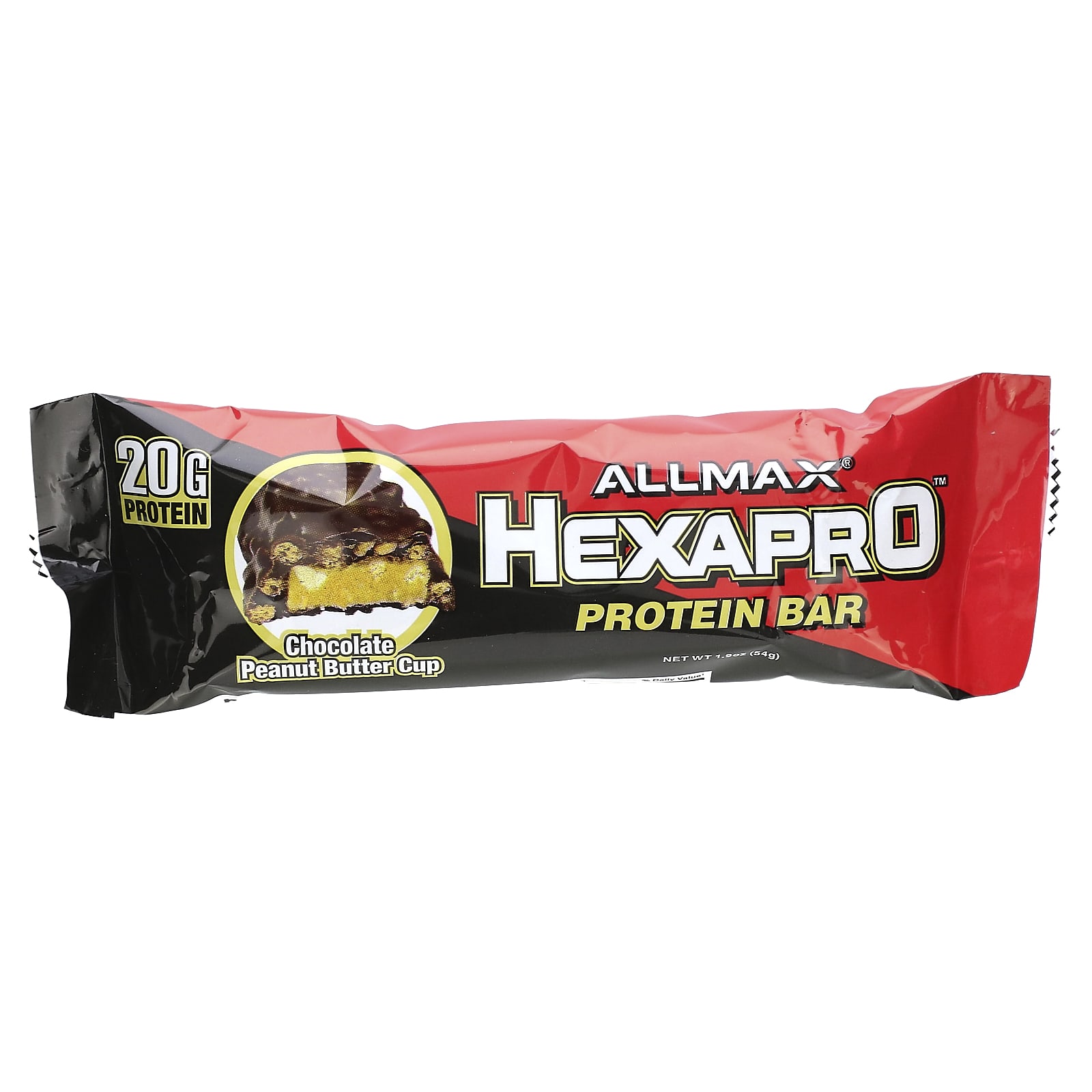ALLMAX Hexapro Protein Bar протеиновый батончик шоколад и арахисовая паста 54 г 19 унции 1490₽