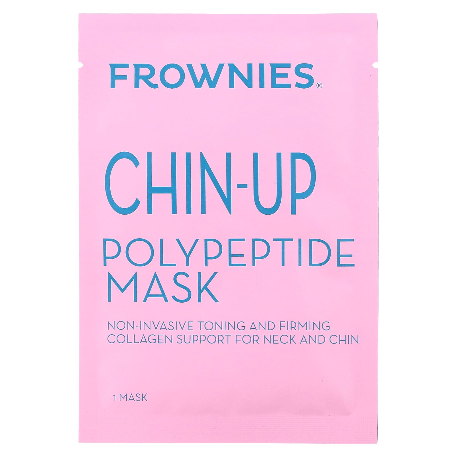 Frownies, Chin-Up Polypeptide, маска для лица, 1 шт.
