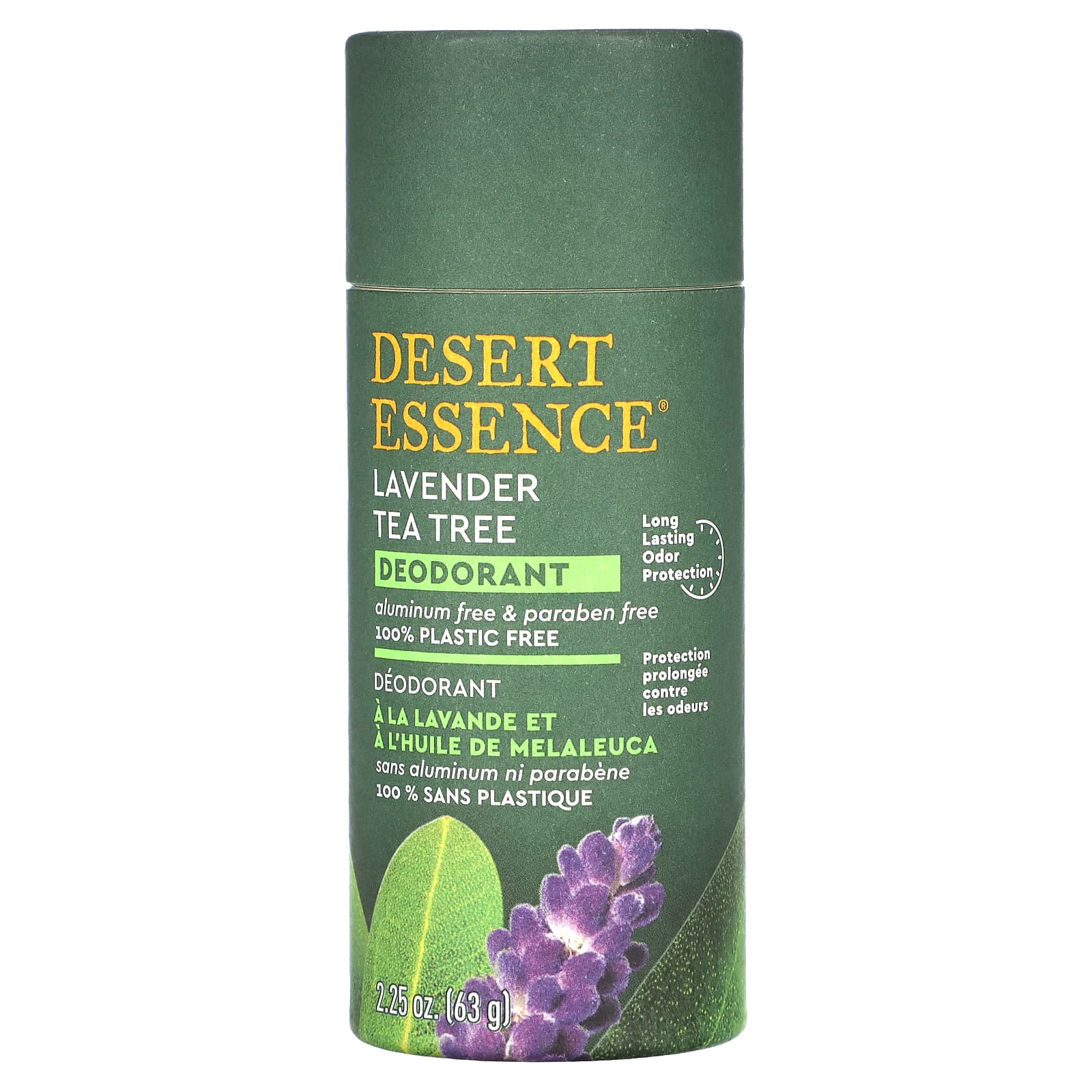 Desert Essence дезодорант лаванда и чайное дерево 63 г 225 унции 2090₽