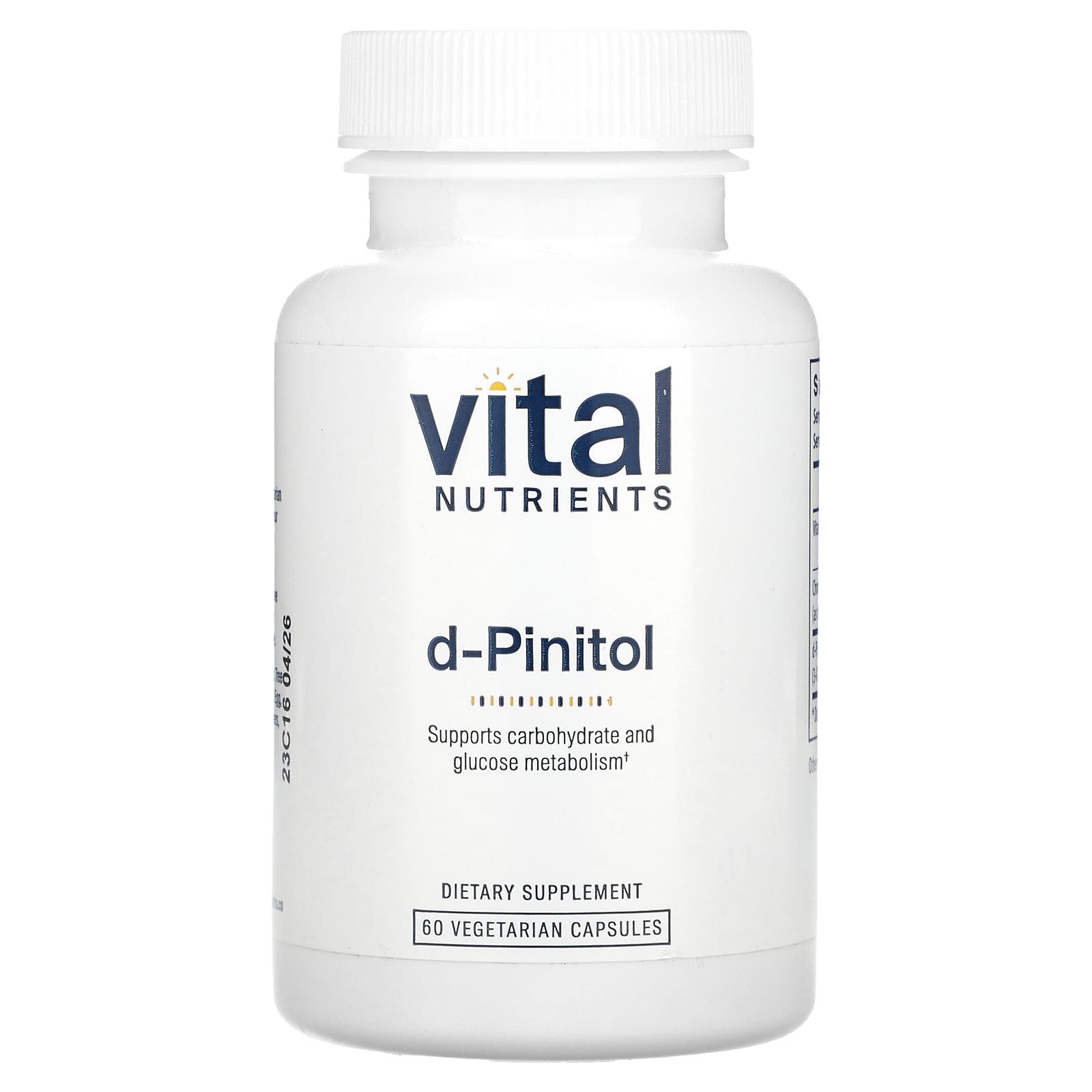 Vital Nutrients d-пинитол 60 вегетарианских капсул 23390₽