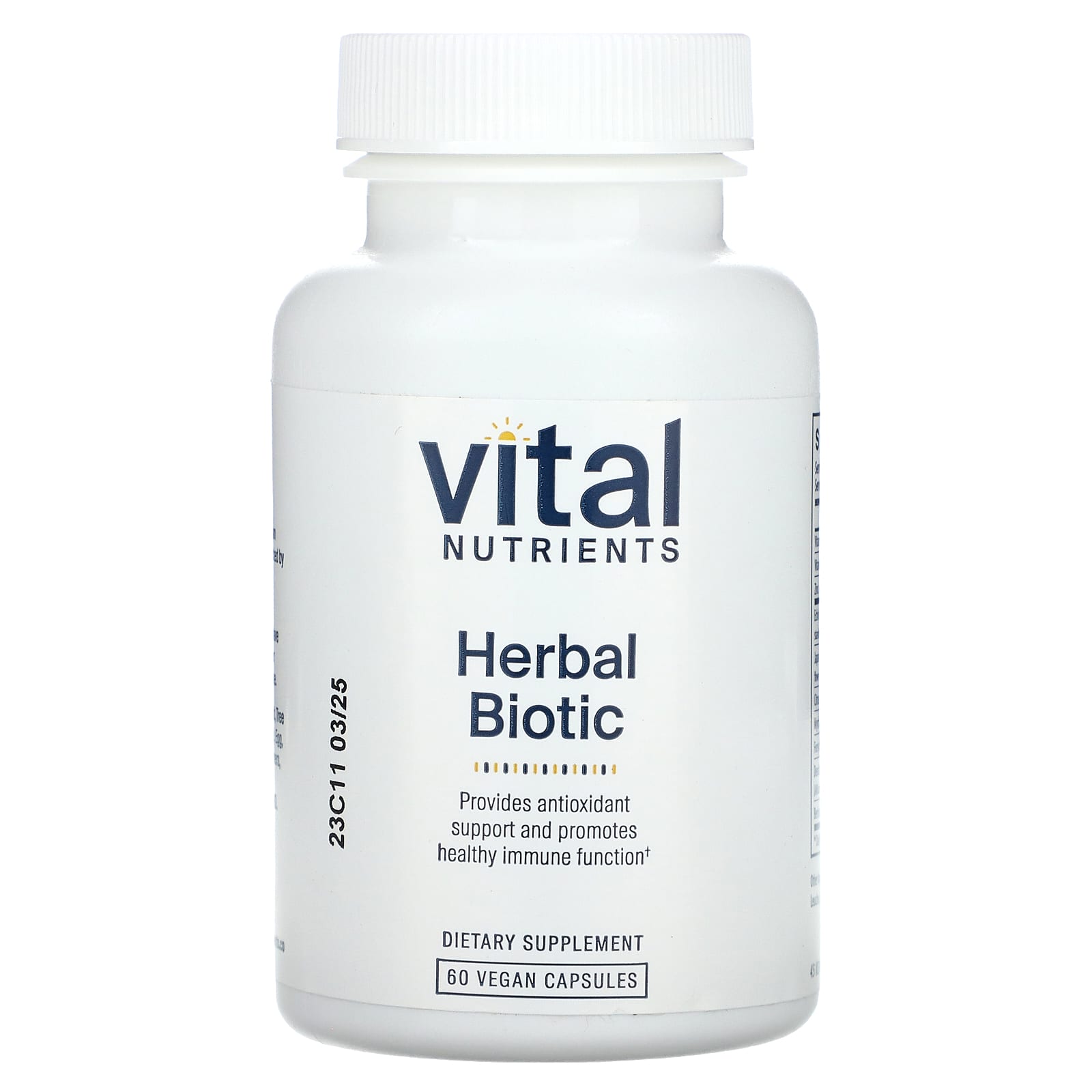 Vital Nutrients Herbal Biotic биотик 60 веганских капсул 4890₽