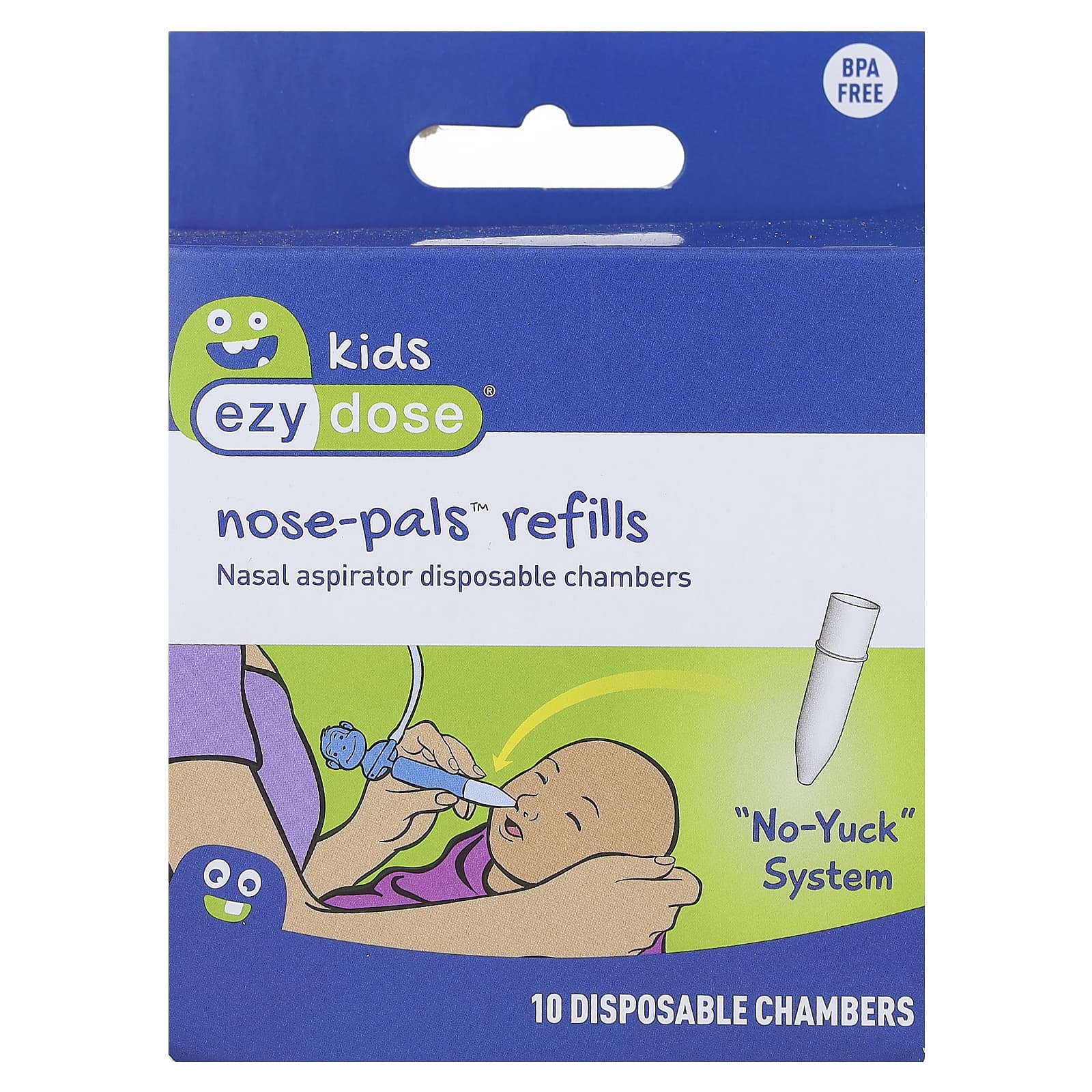 Ezy Dose Kids сменные капсулы Nose-Pals 10 одноразовых стаканов 1390₽