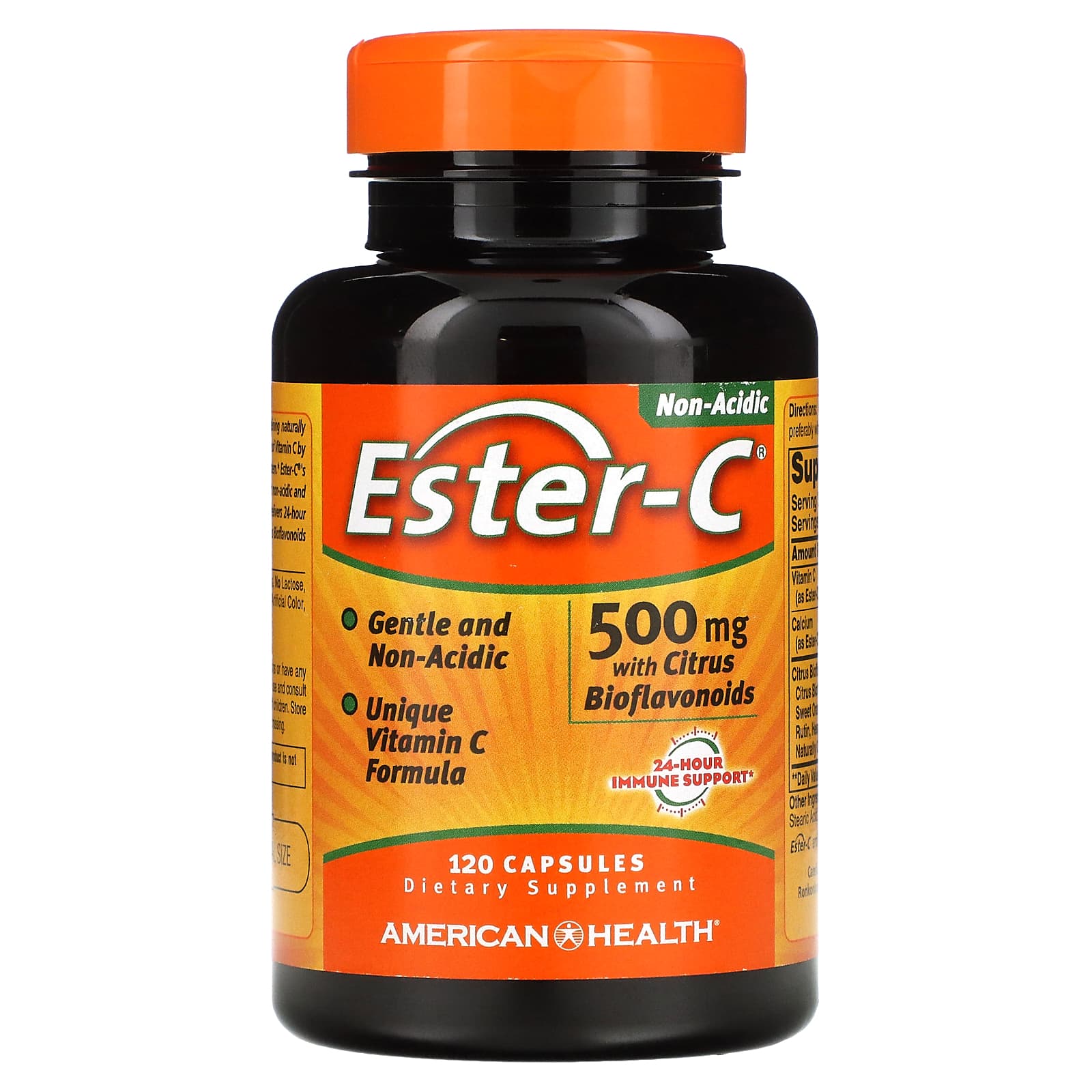 American Health Ester-C с цитрусовыми биофлавоноидами 1000 мг 120 капсул 500 мг на капсулу 2690₽