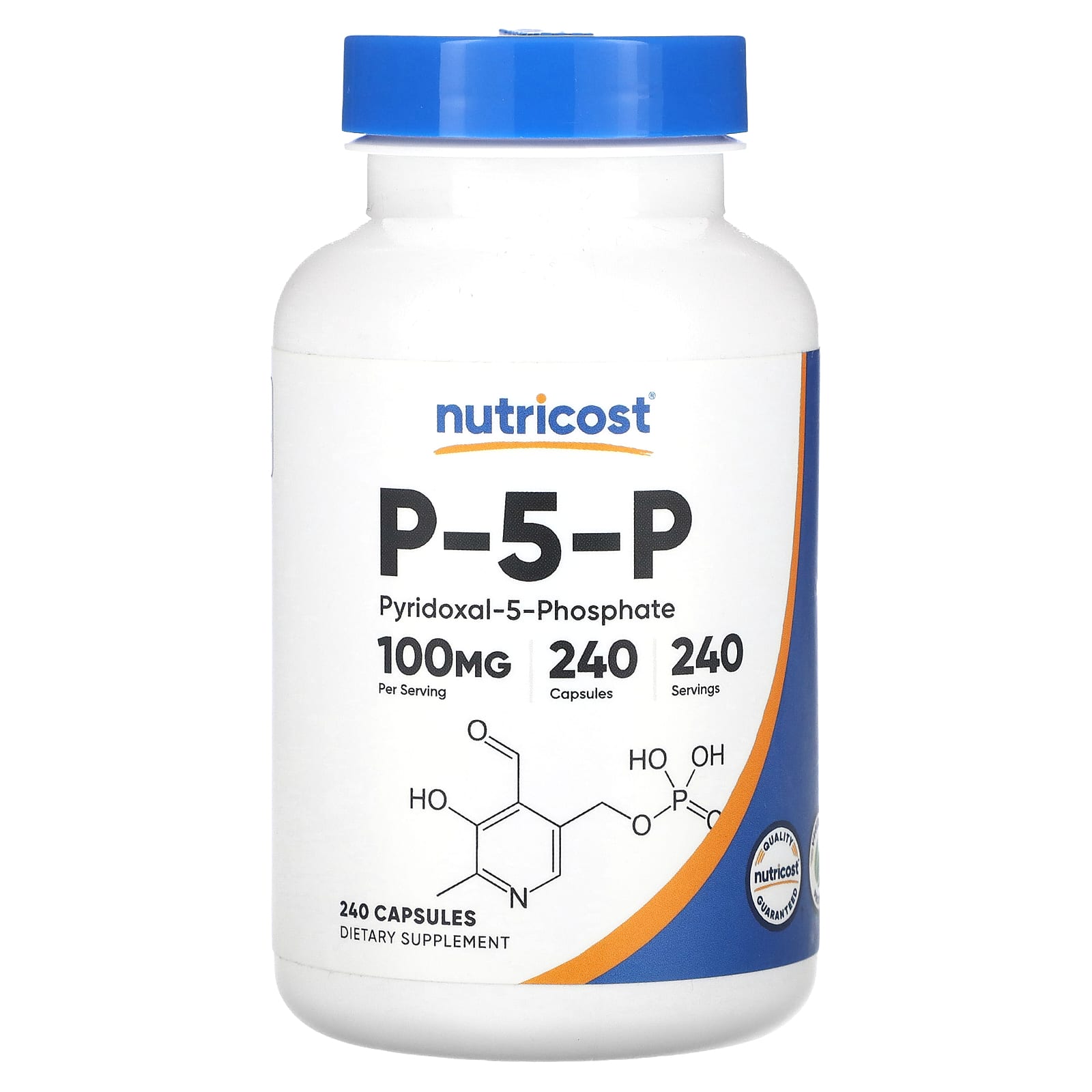 Nutricost P-5-P 100 мг 240 капсул 4190₽