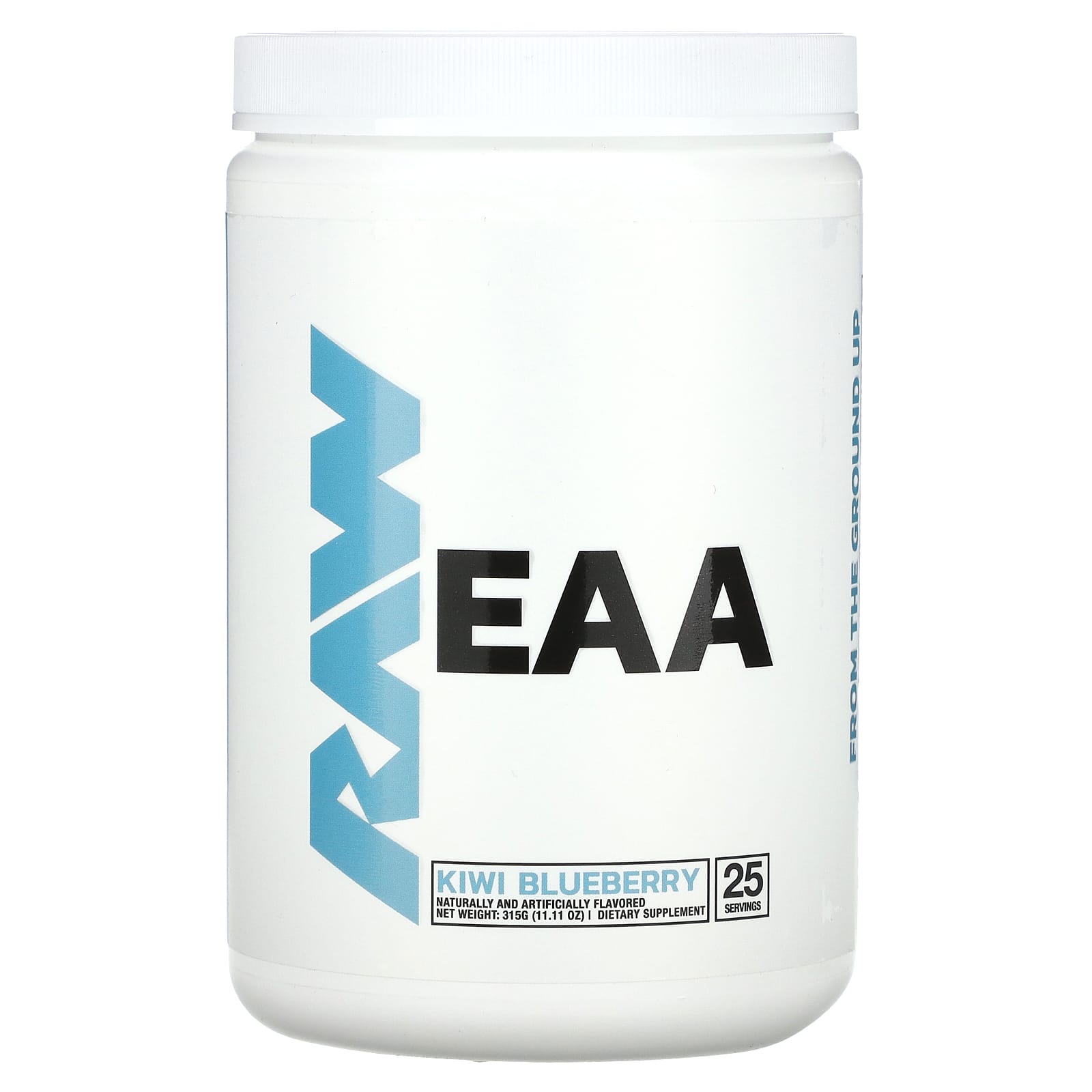 Raw Nutrition, EAA, киви и голубика, 315 г (11,11 унции)