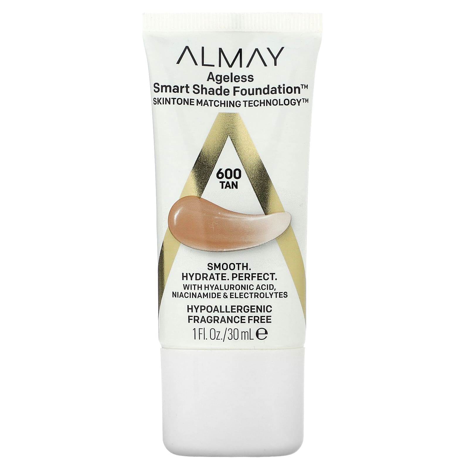 Almay тональный крем Ageless Smart Shade оттенок 600 бронзовый 30 мл 1 жидк унция 1790₽