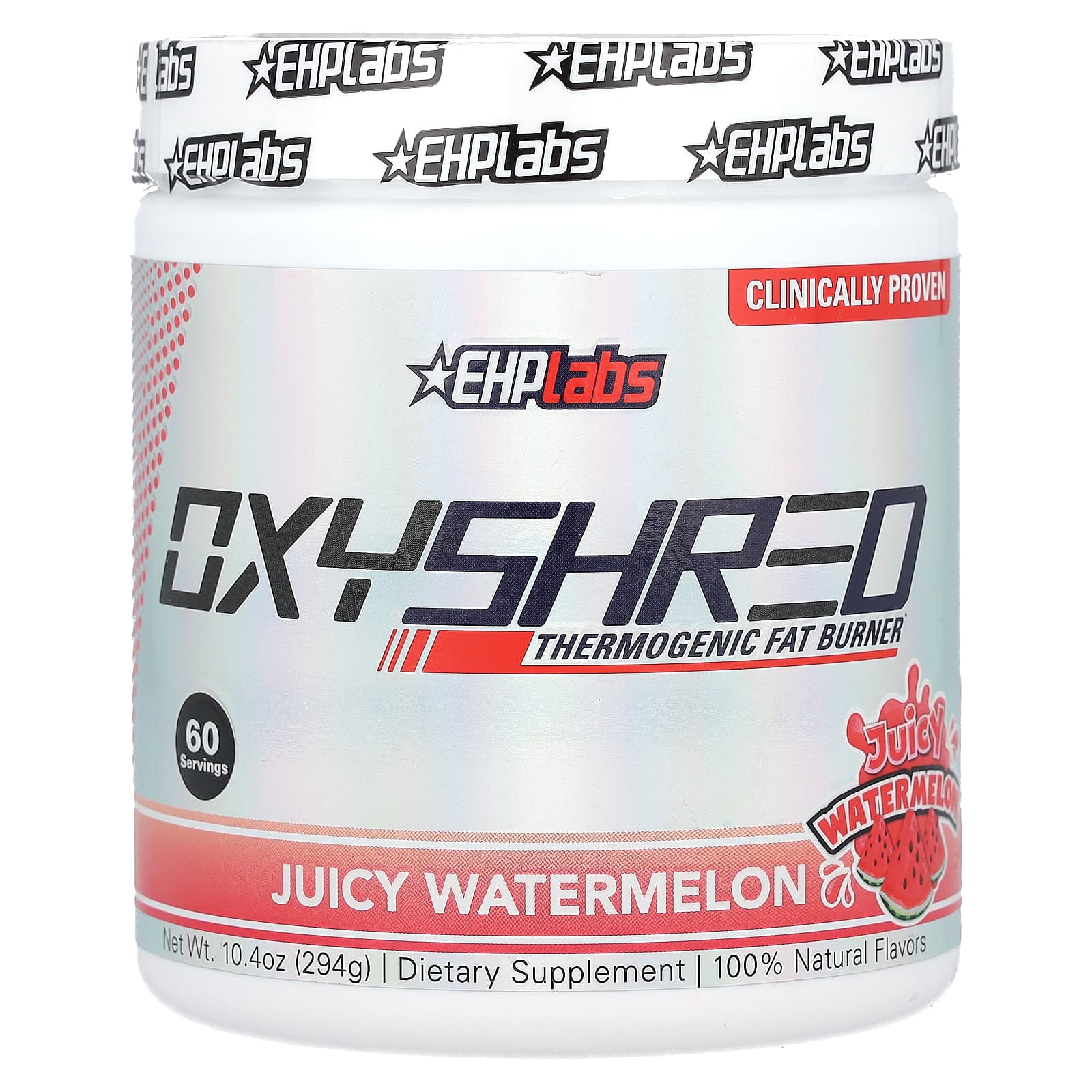 EHPlabs Oxyshred термоионный сжигатель жира со вкусом арбуза 294 г 104 унции 11390₽