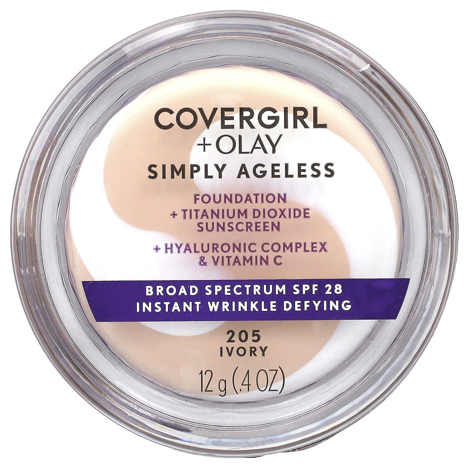 Covergirl Olay Simply Ageless тональный крем SPF 28 оттенок 205 слоновая кость 12 г 04 унции 2190₽
