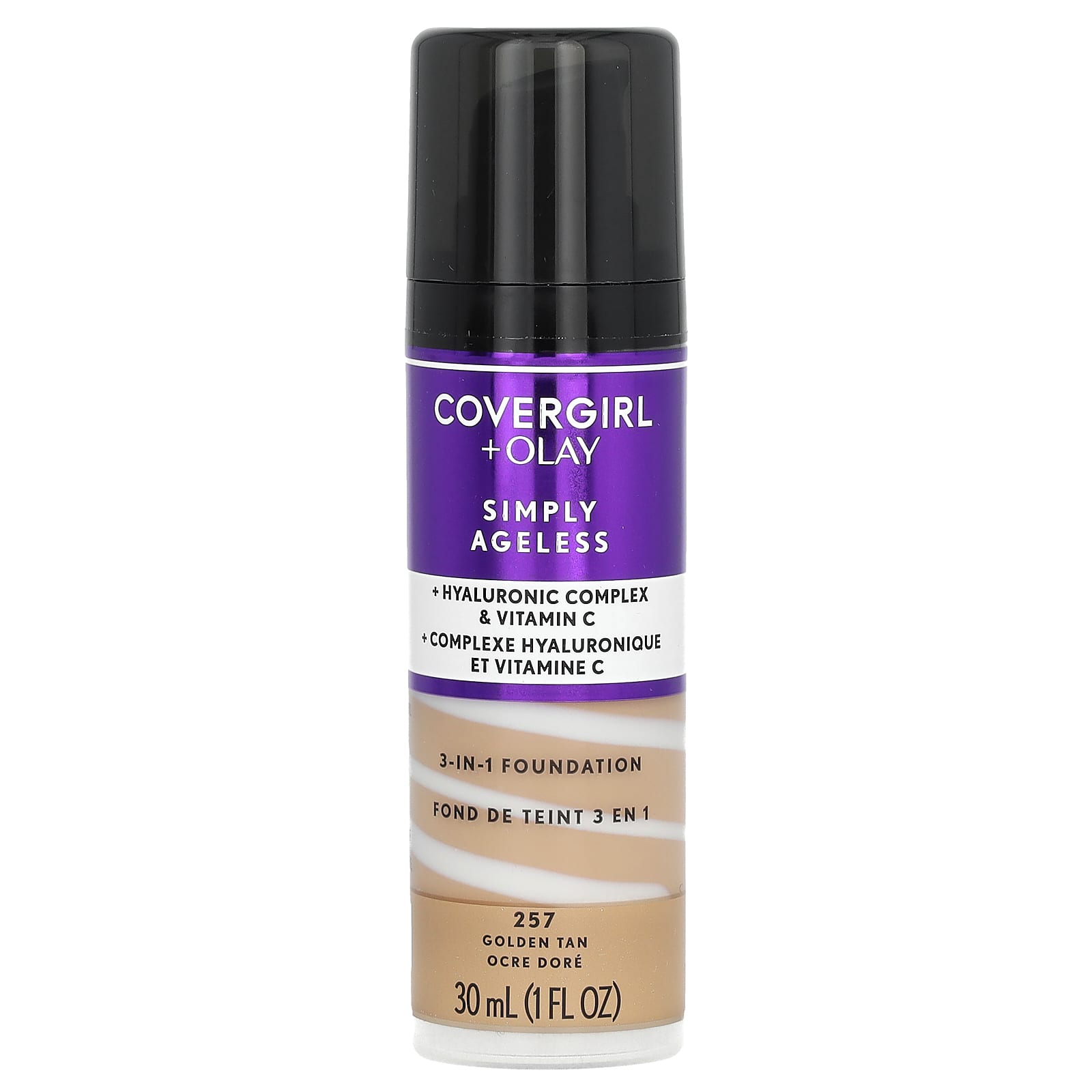 Covergirl Olay Simply Ageless тональный крем 3 в 1 оттенок 257 золотистый 30 мл 1 жидк унция 2190₽