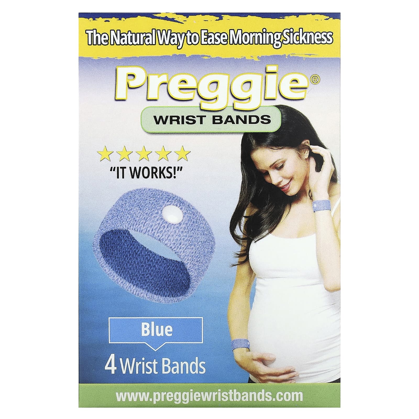 Preggie ремешок для запястья синий 4 шт 1990₽