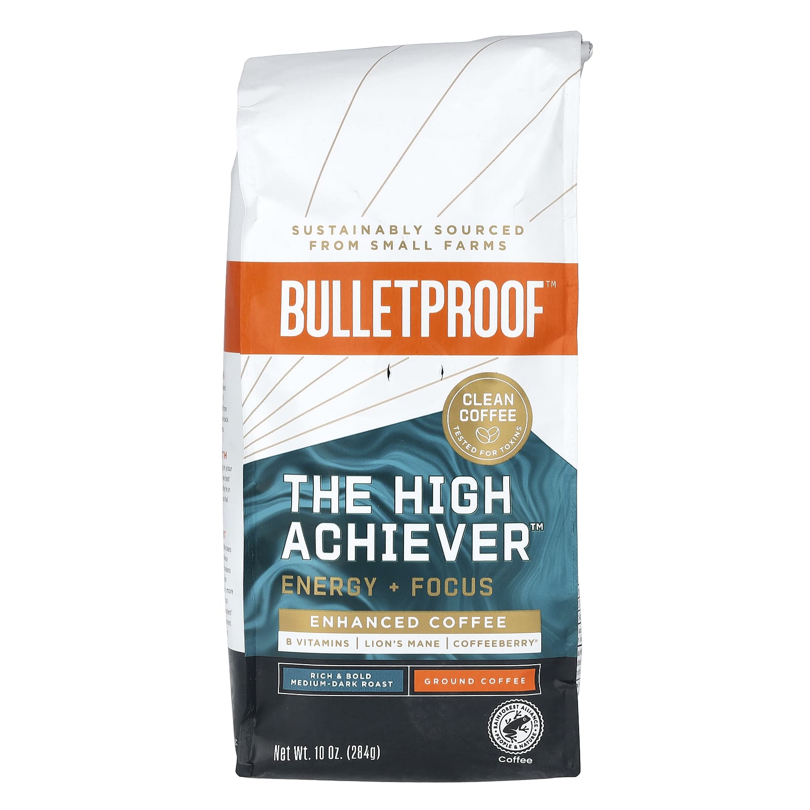 BulletProof The High Achiever молотый средней и темной обжарки 284 г 10 унций 3190₽
