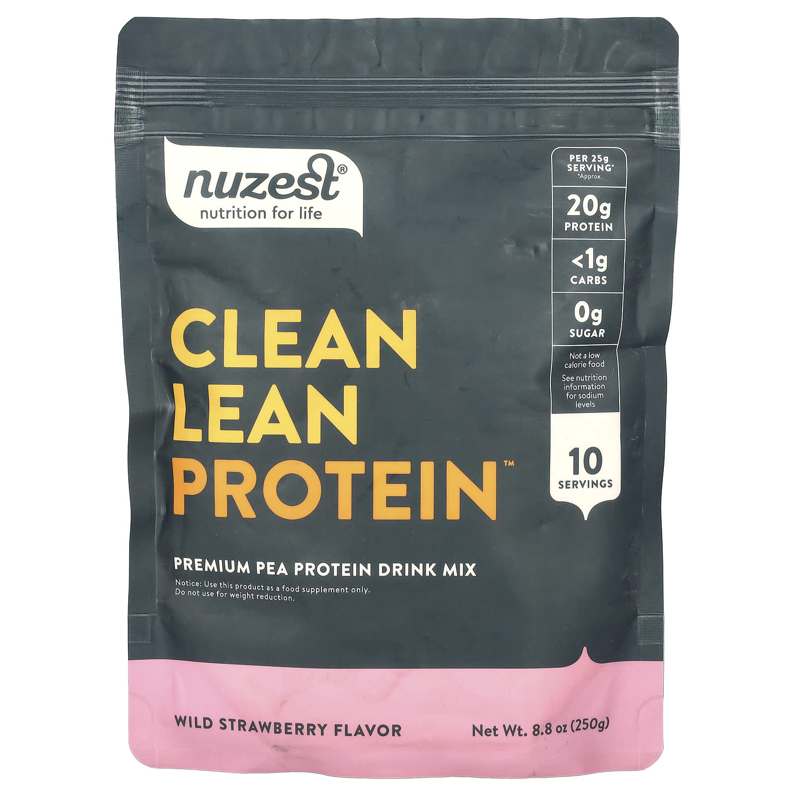 Nuzest Clean Lean Protein со вкусом лесной клубники 250 г 88 унции 4190₽