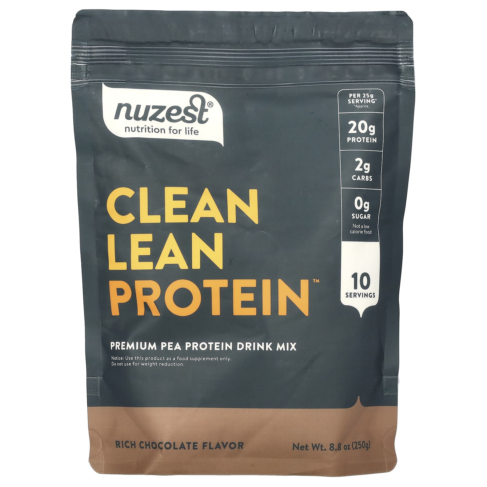 Nuzest Clean Lean Protein насыщенный шоколад 250 г 88 унции 4490₽