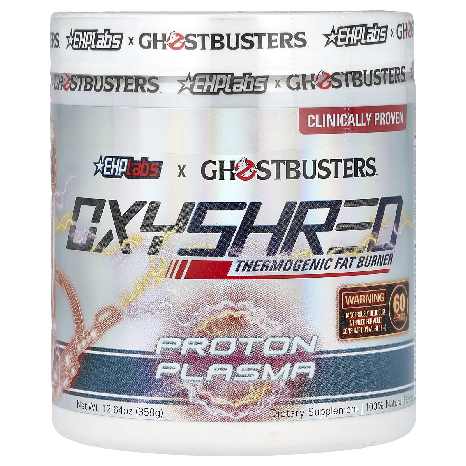 EHPlabs Ghostbuster OxyShred термогенный сжигатель жира протонная плазма 358 г 1264 унции 11390₽