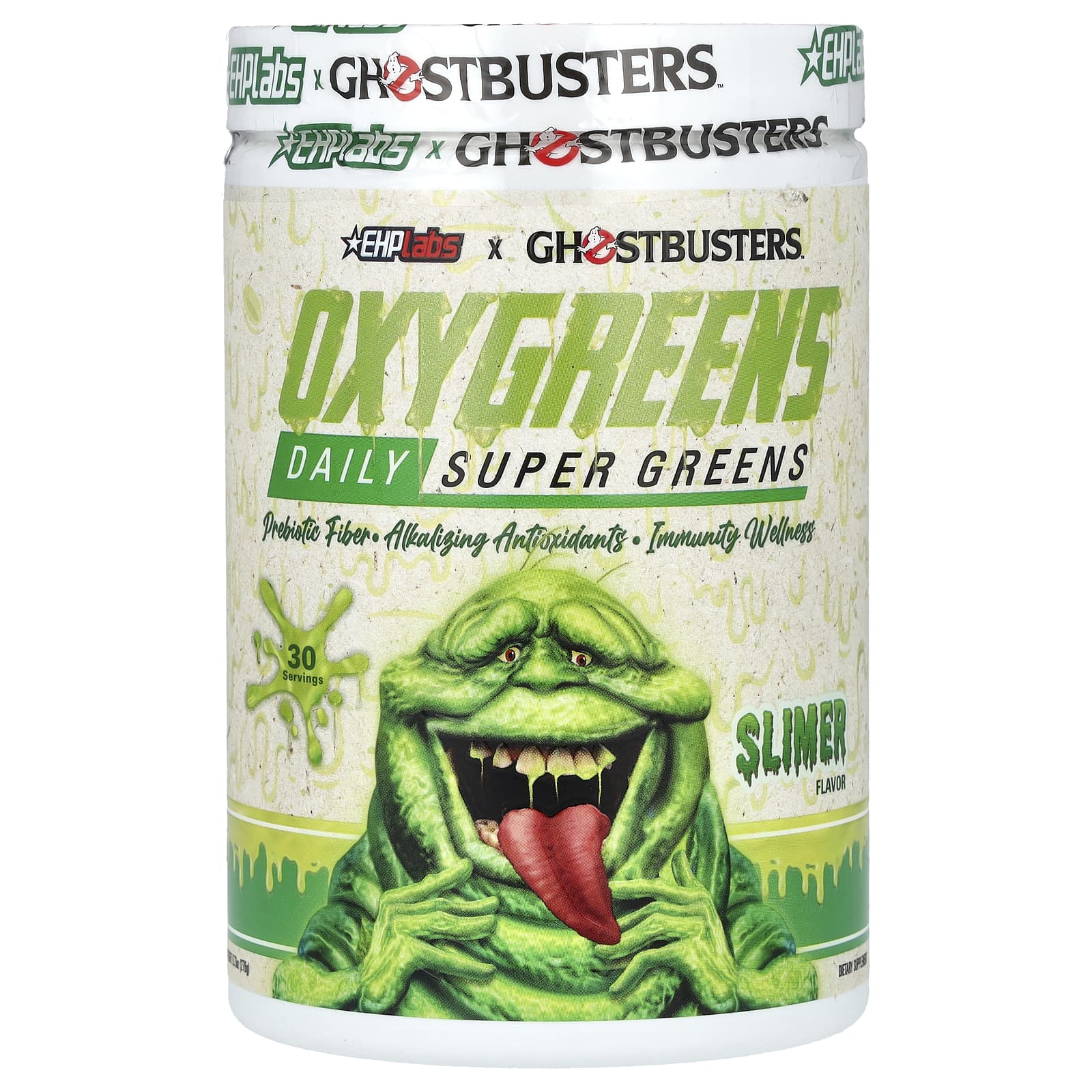 EHPlabs Ghostbuster Oxygreens ежедневная суперзелень Slimer 276 г 973 унции 9490₽