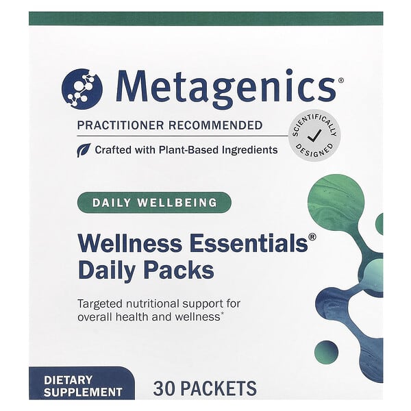 Metagenics, Wellness Essentials, 30 пакетиков